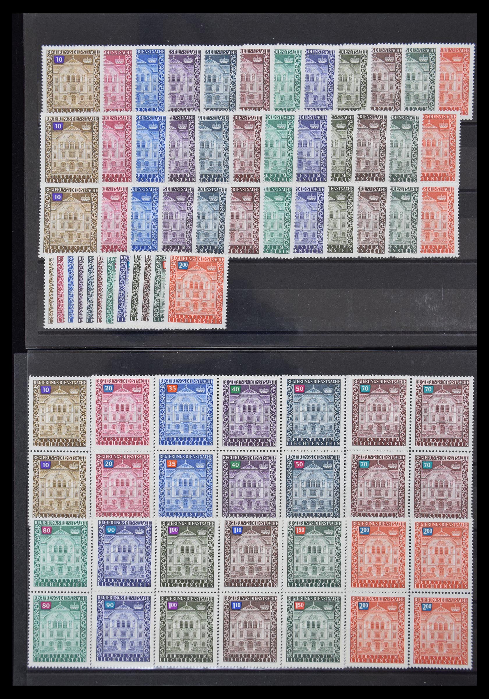 30232 011 - 30232 Liechtenstein better issues 1912-1955.