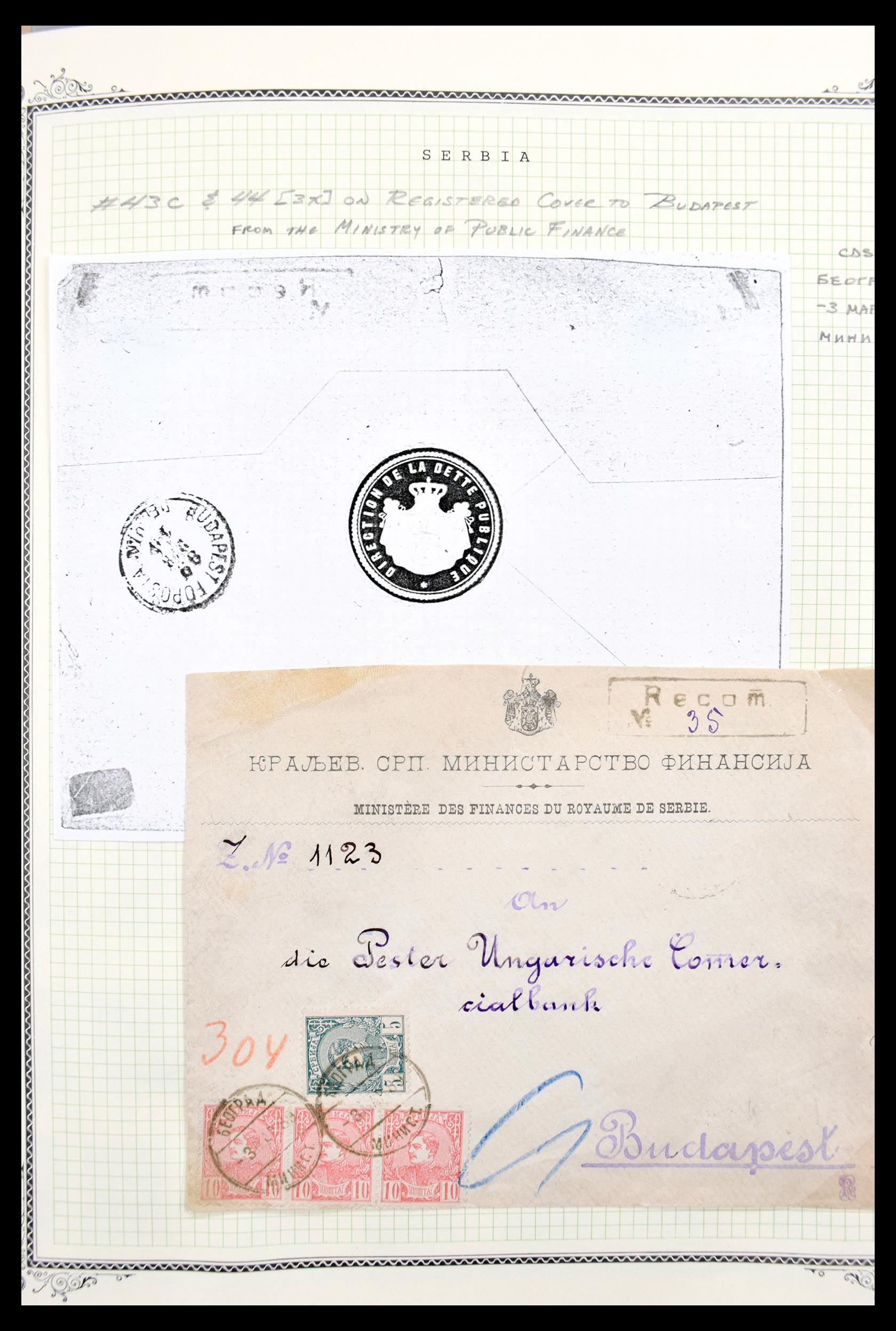 30281 002 - 30281 Servië gespecialiseerd 1880-1921.