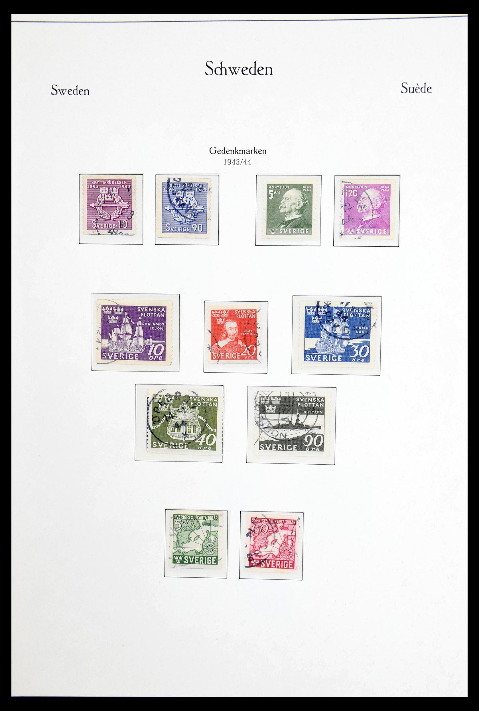 30325 030 - 30325 Sweden 1855-1984.