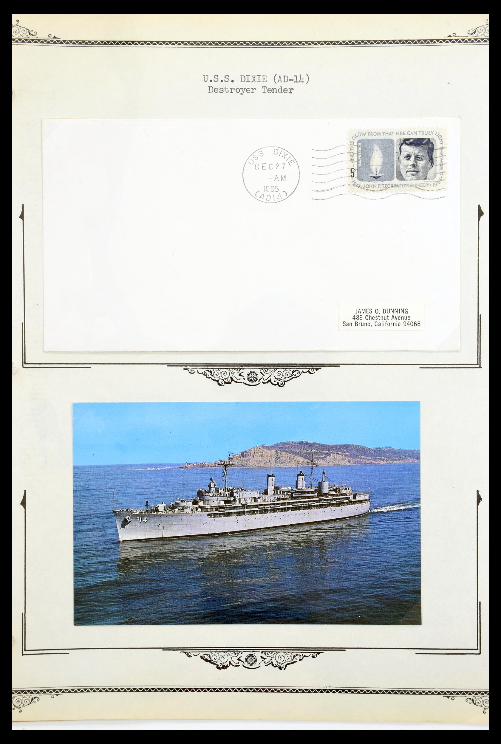 30341 001 - 30341 USA naval cover collection 1930-1970.