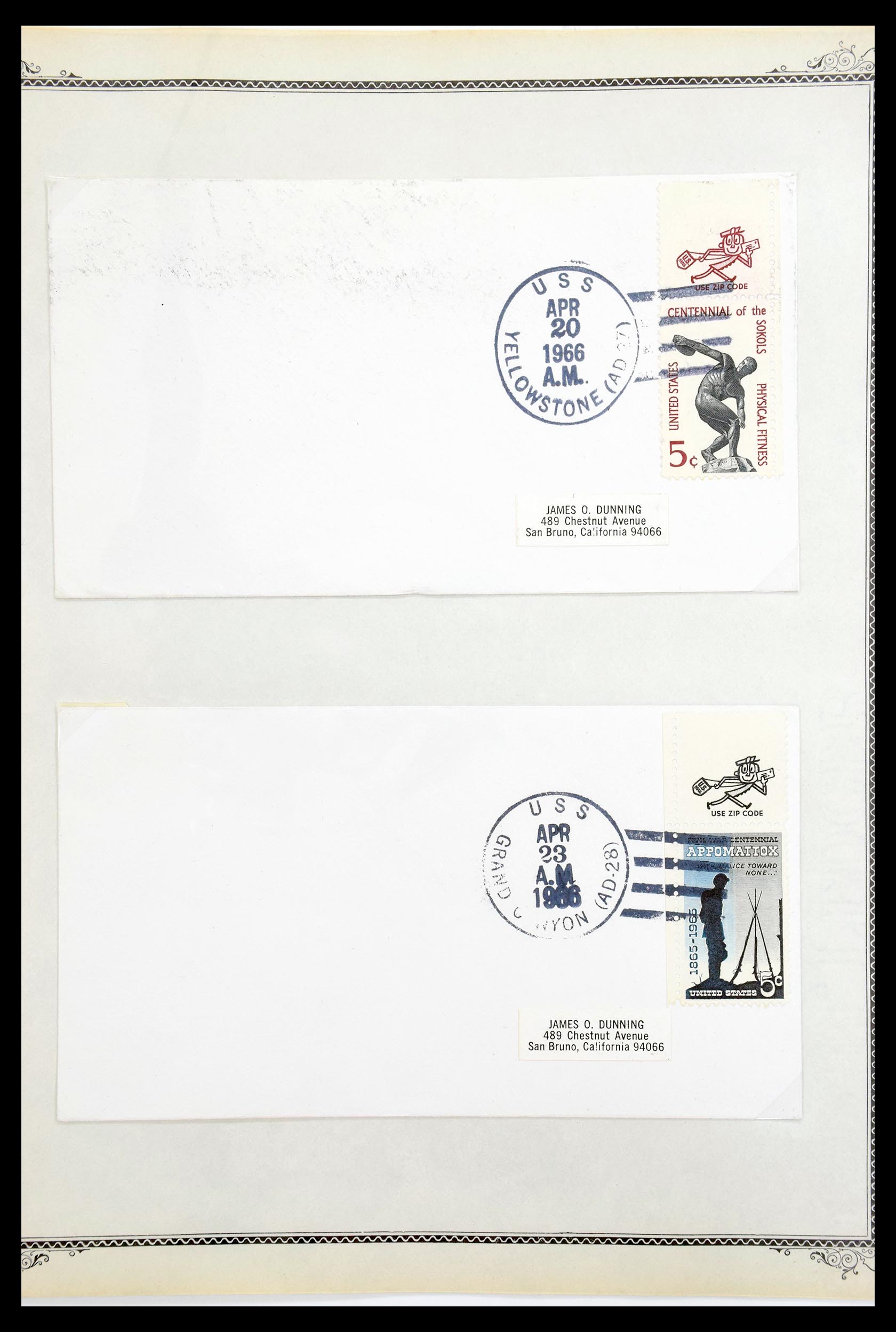 30341 009 - 30341 USA naval cover collection 1930-1970.