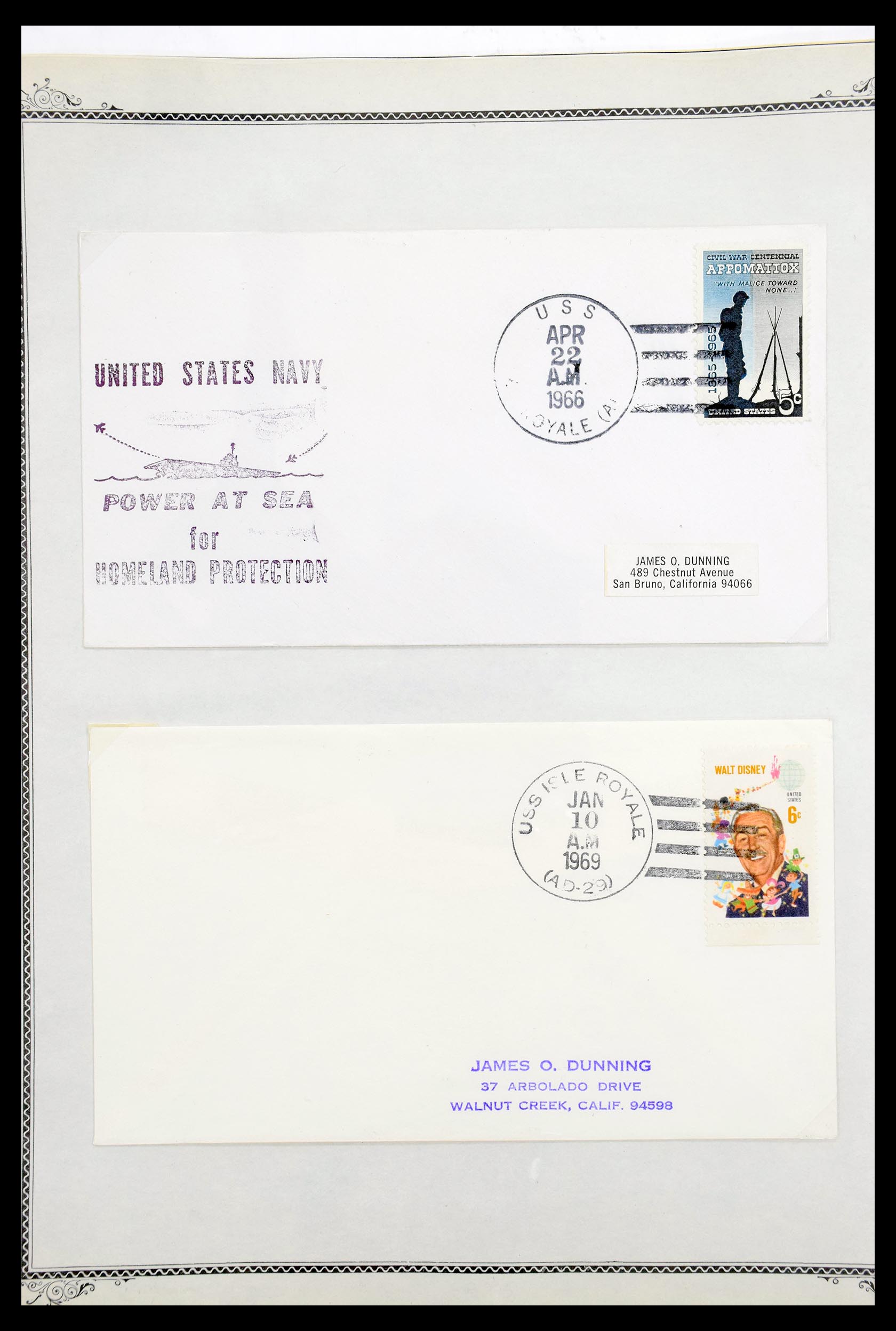 30341 010 - 30341 USA naval cover collection 1930-1970.
