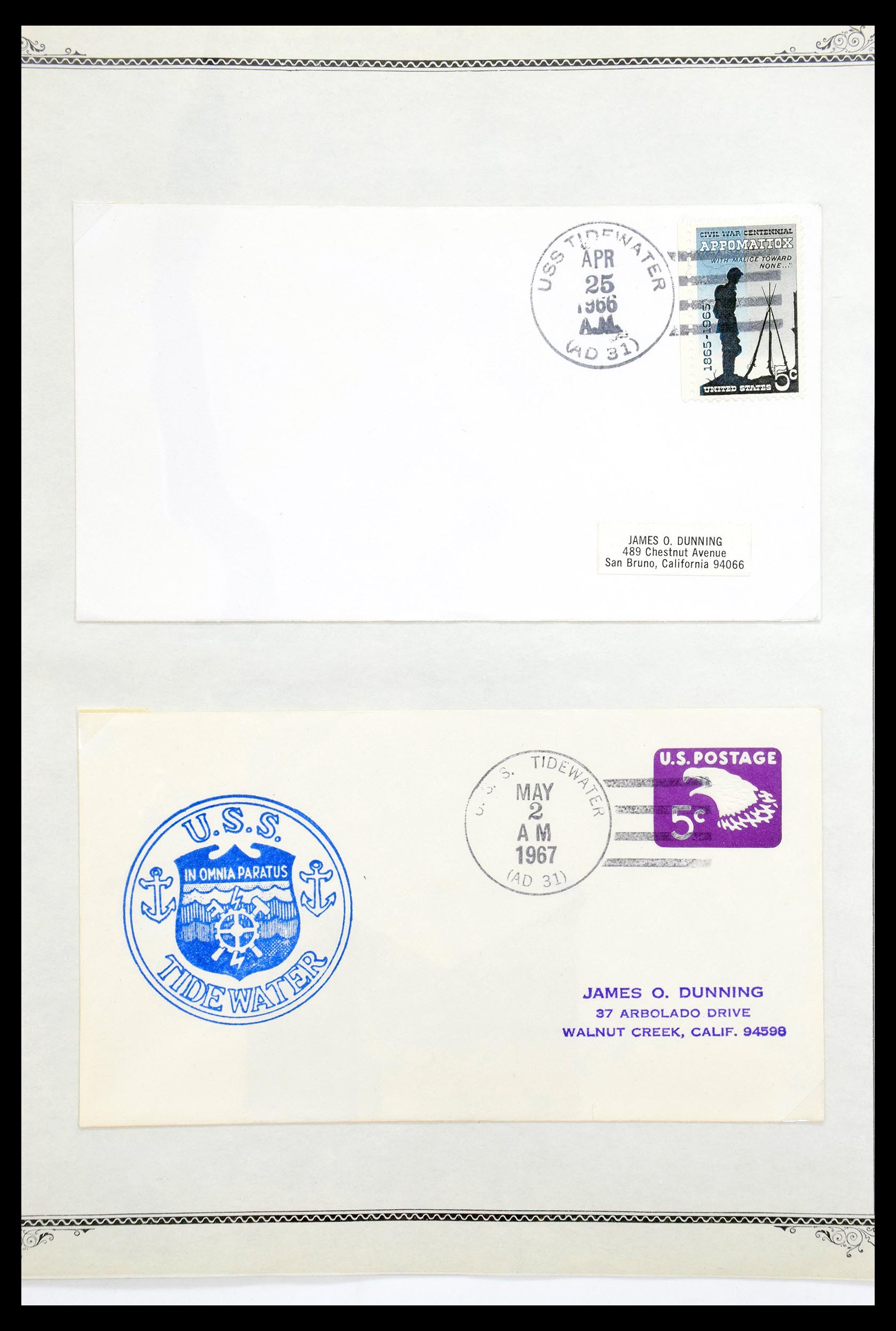 30341 011 - 30341 USA naval cover collection 1930-1970.