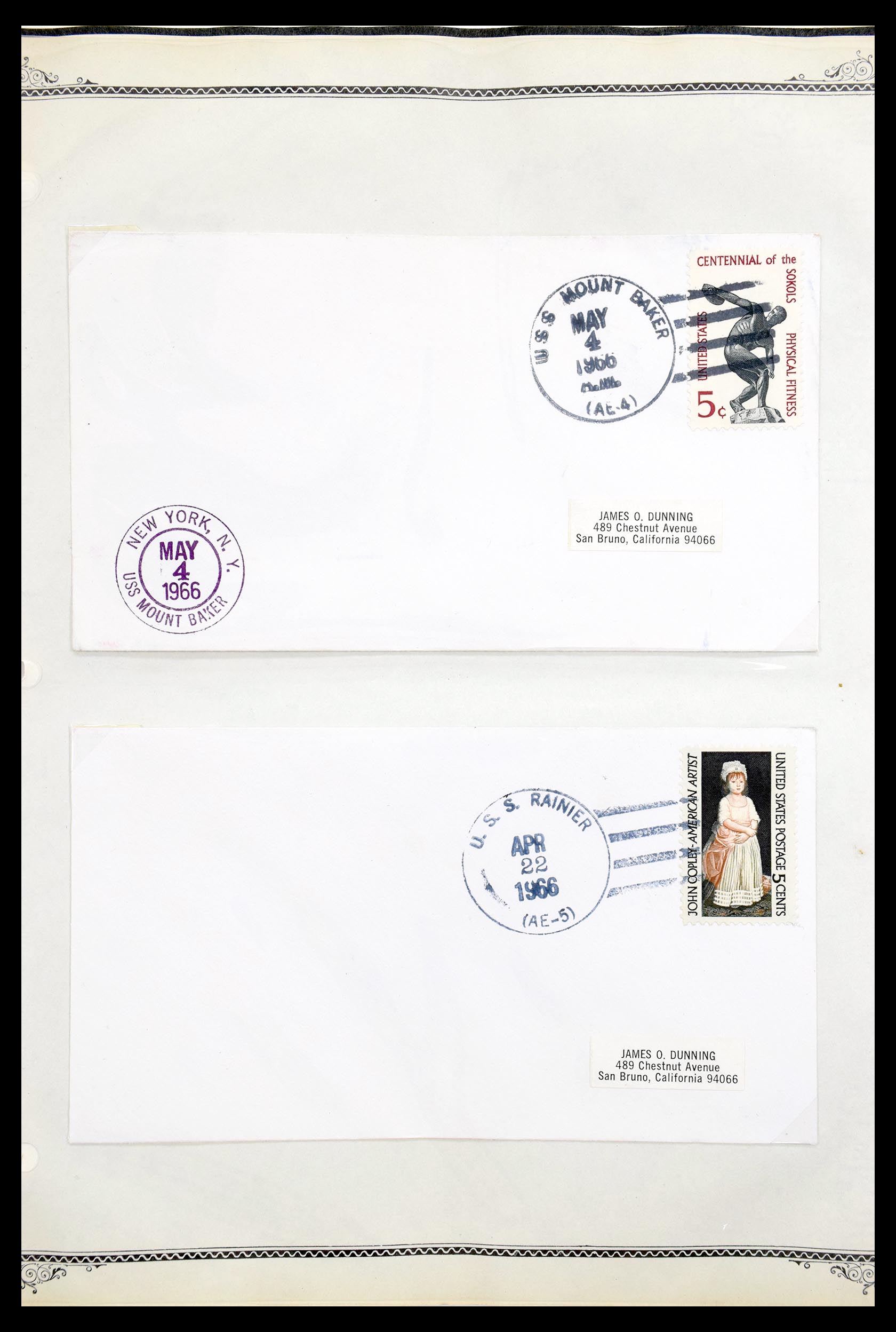 30341 013 - 30341 USA naval cover collection 1930-1970.