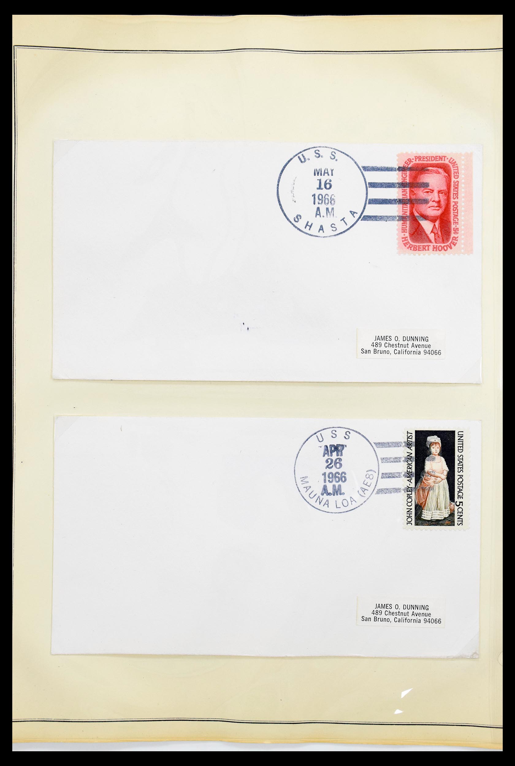 30341 014 - 30341 USA naval cover collection 1930-1970.