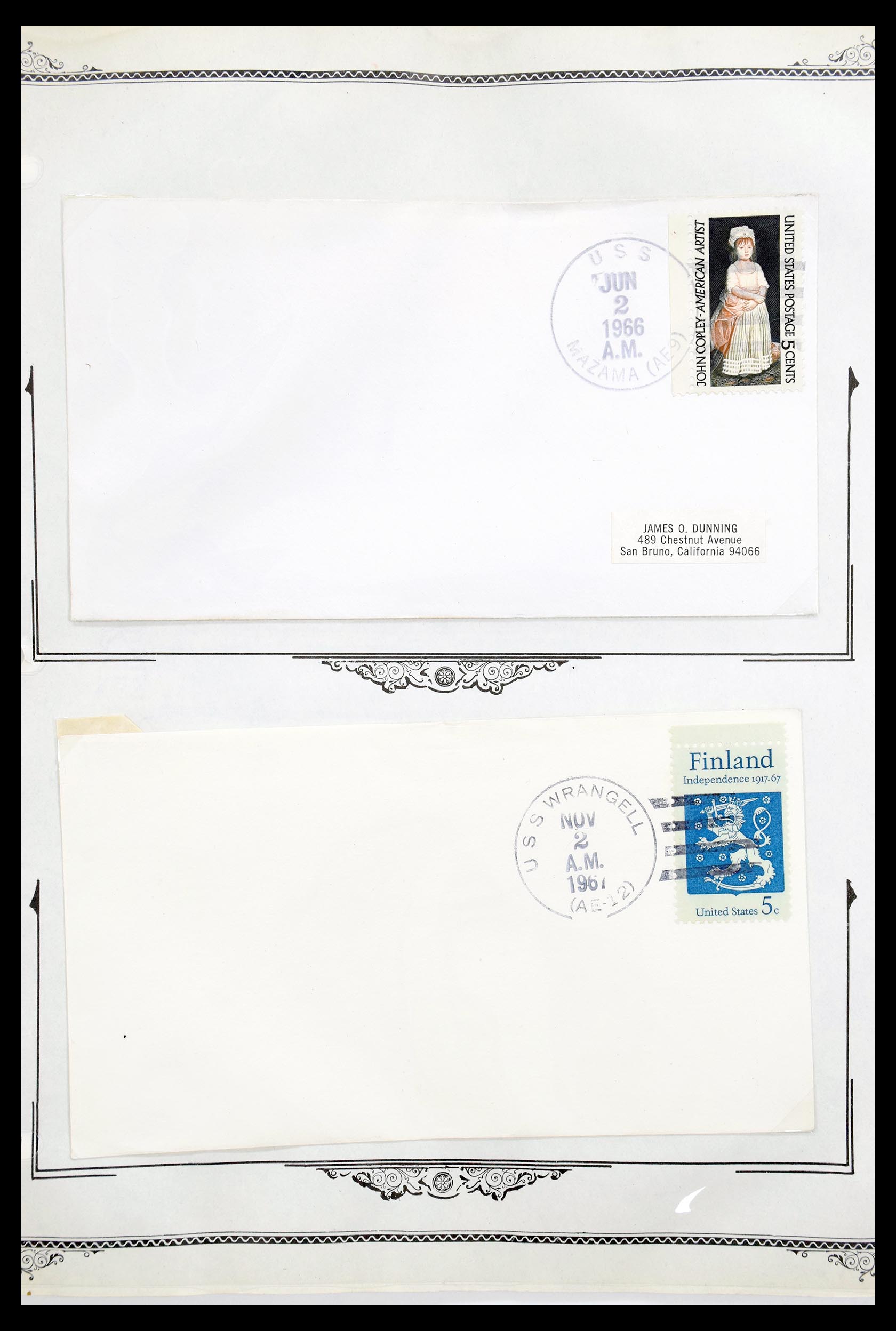 30341 015 - 30341 USA naval cover collection 1930-1970.