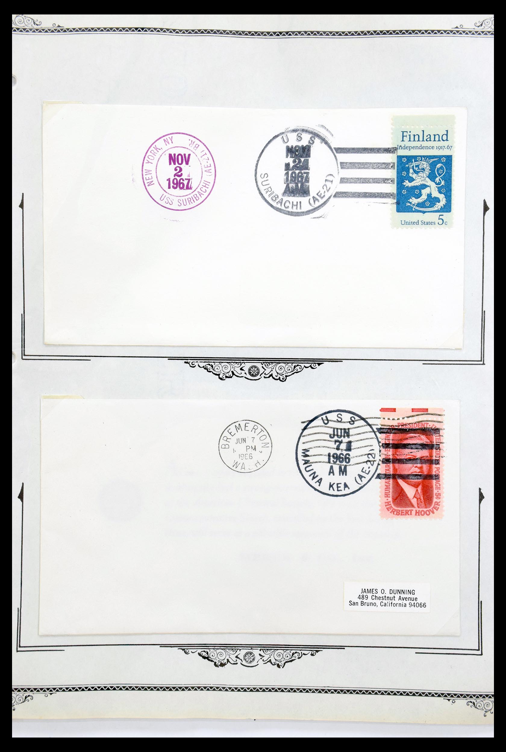 30341 020 - 30341 USA scheepspost brieven 1930-1970.