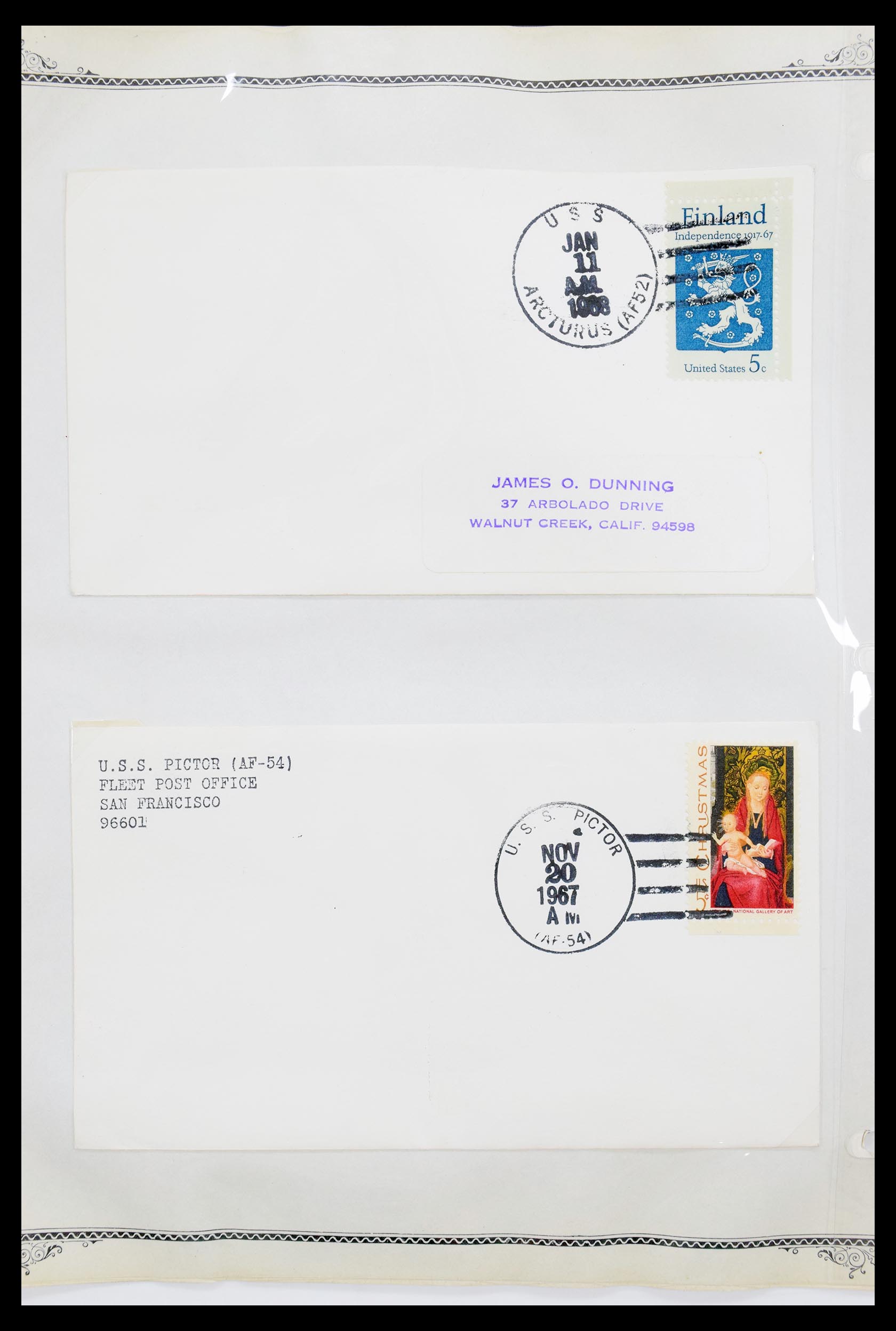 30341 027 - 30341 USA scheepspost brieven 1930-1970.