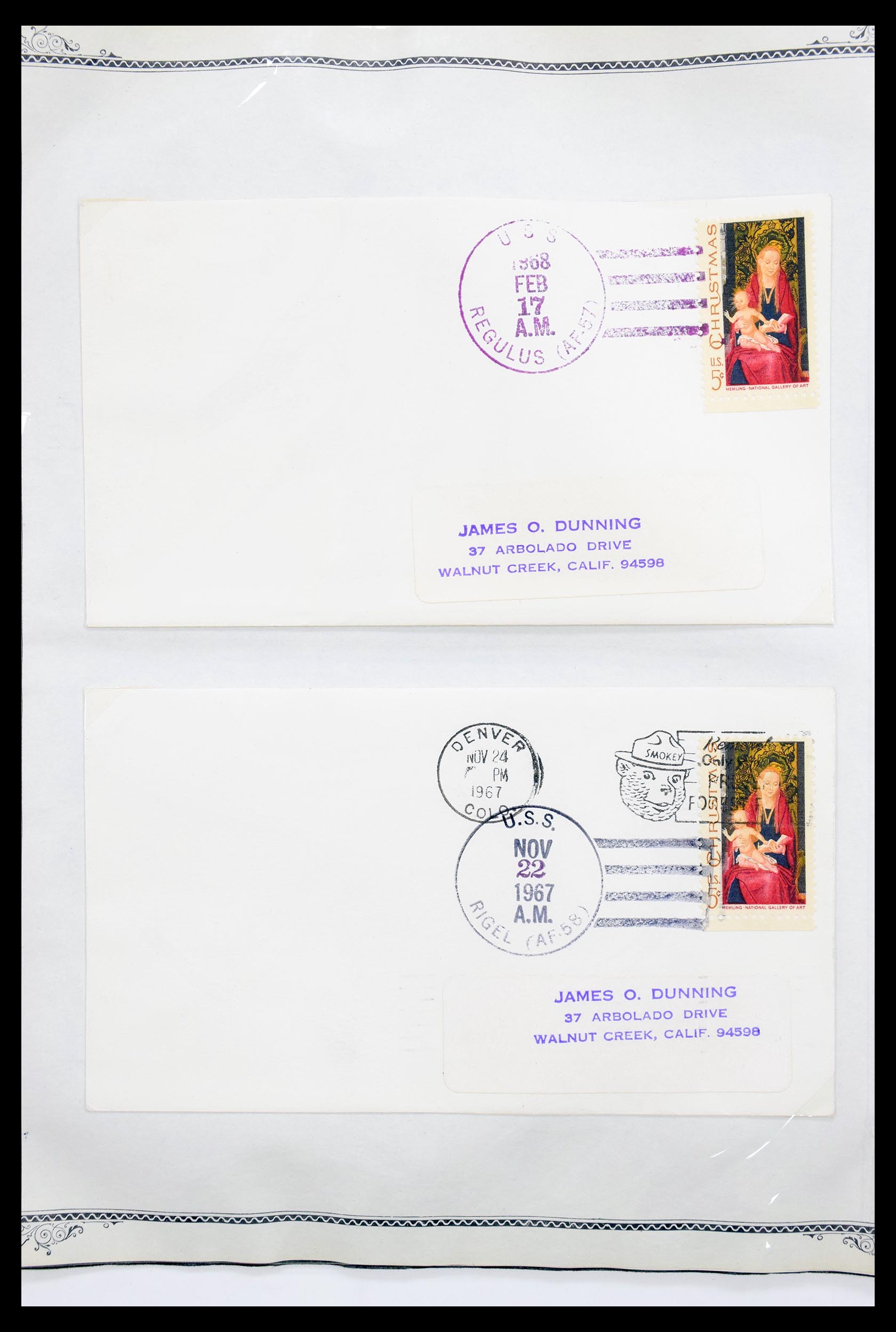 30341 029 - 30341 USA scheepspost brieven 1930-1970.