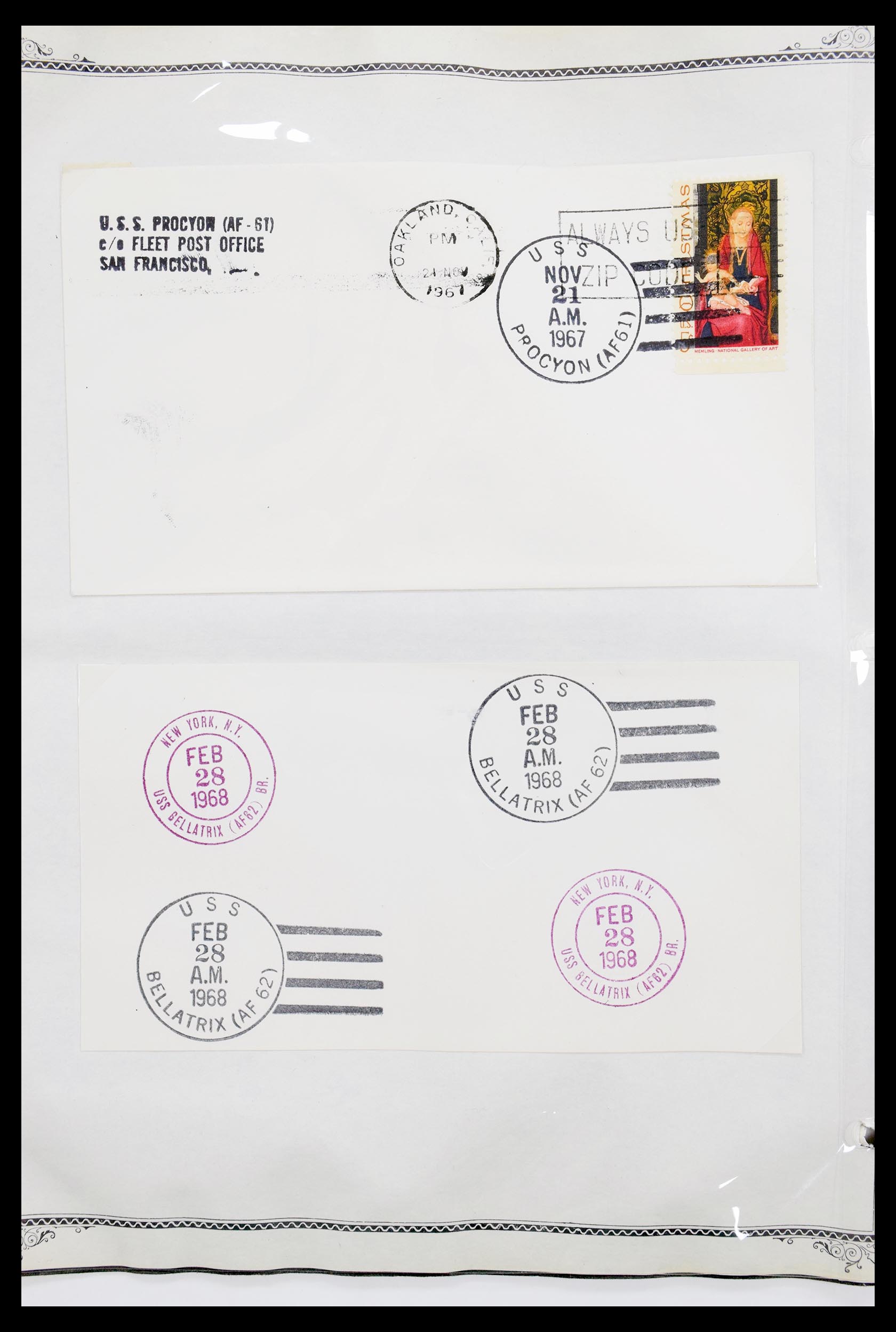 30341 031 - 30341 USA scheepspost brieven 1930-1970.