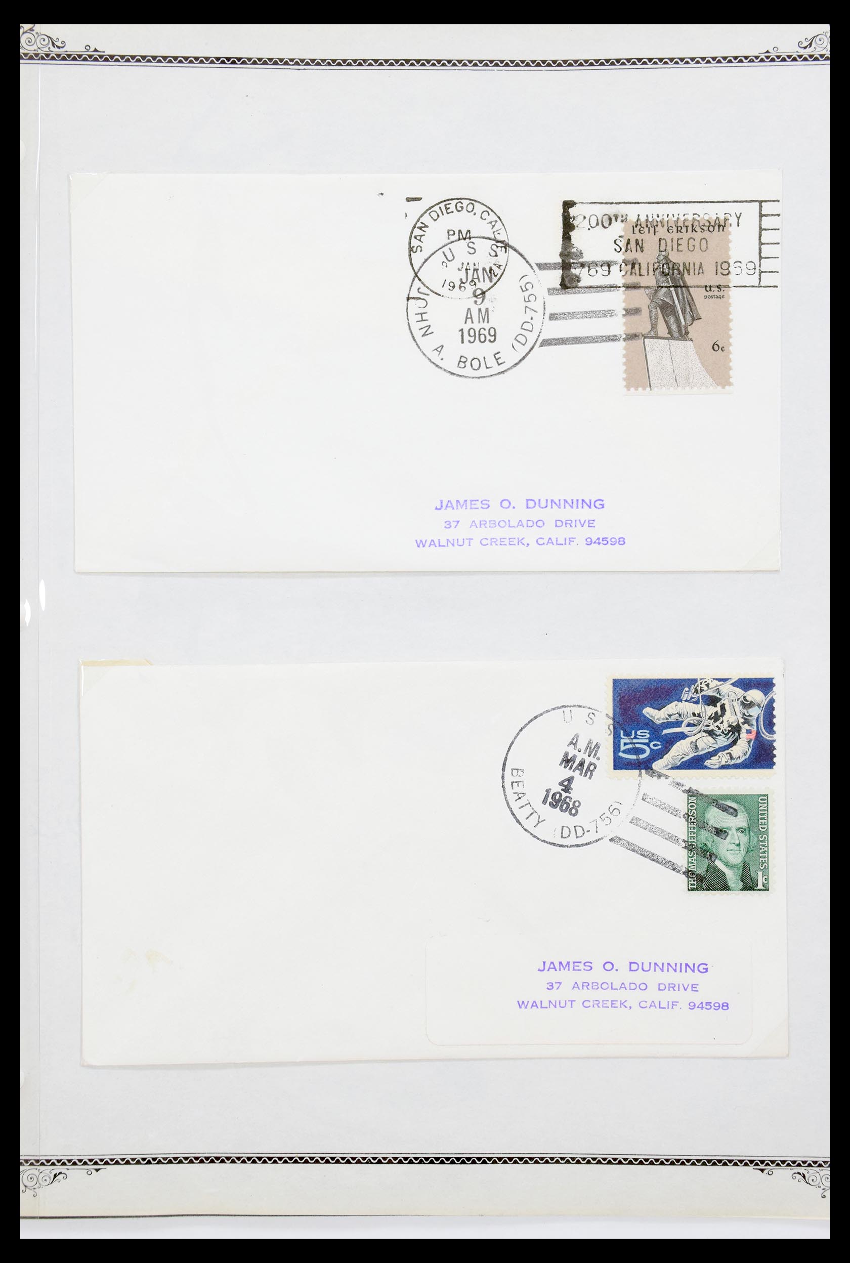 30341 035 - 30341 USA scheepspost brieven 1930-1970.