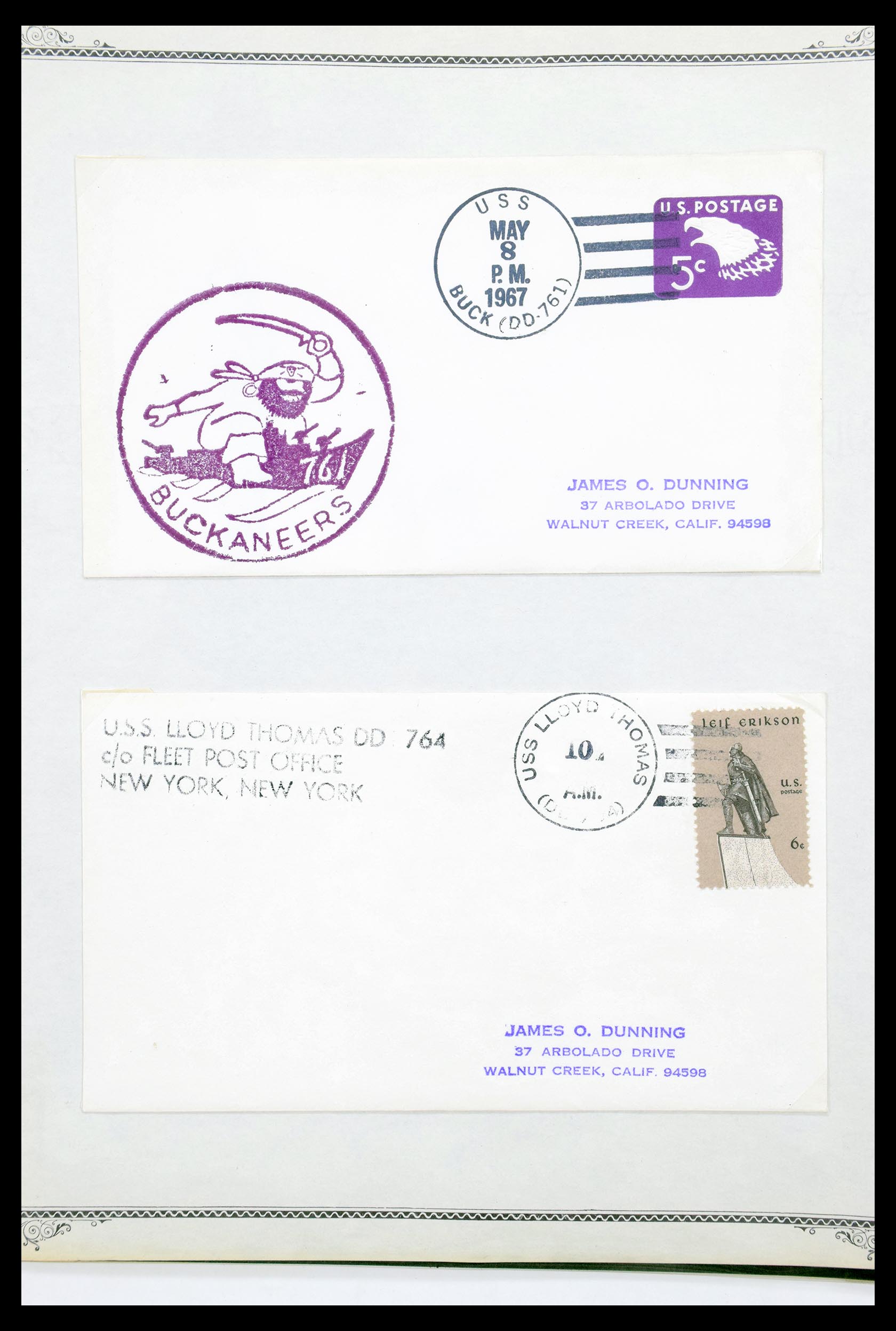 30341 038 - 30341 USA naval cover collection 1930-1970.