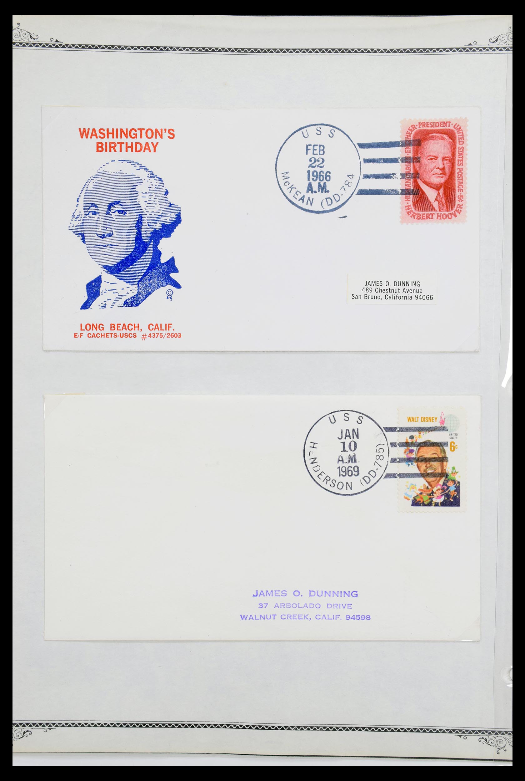 30341 042 - 30341 USA scheepspost brieven 1930-1970.