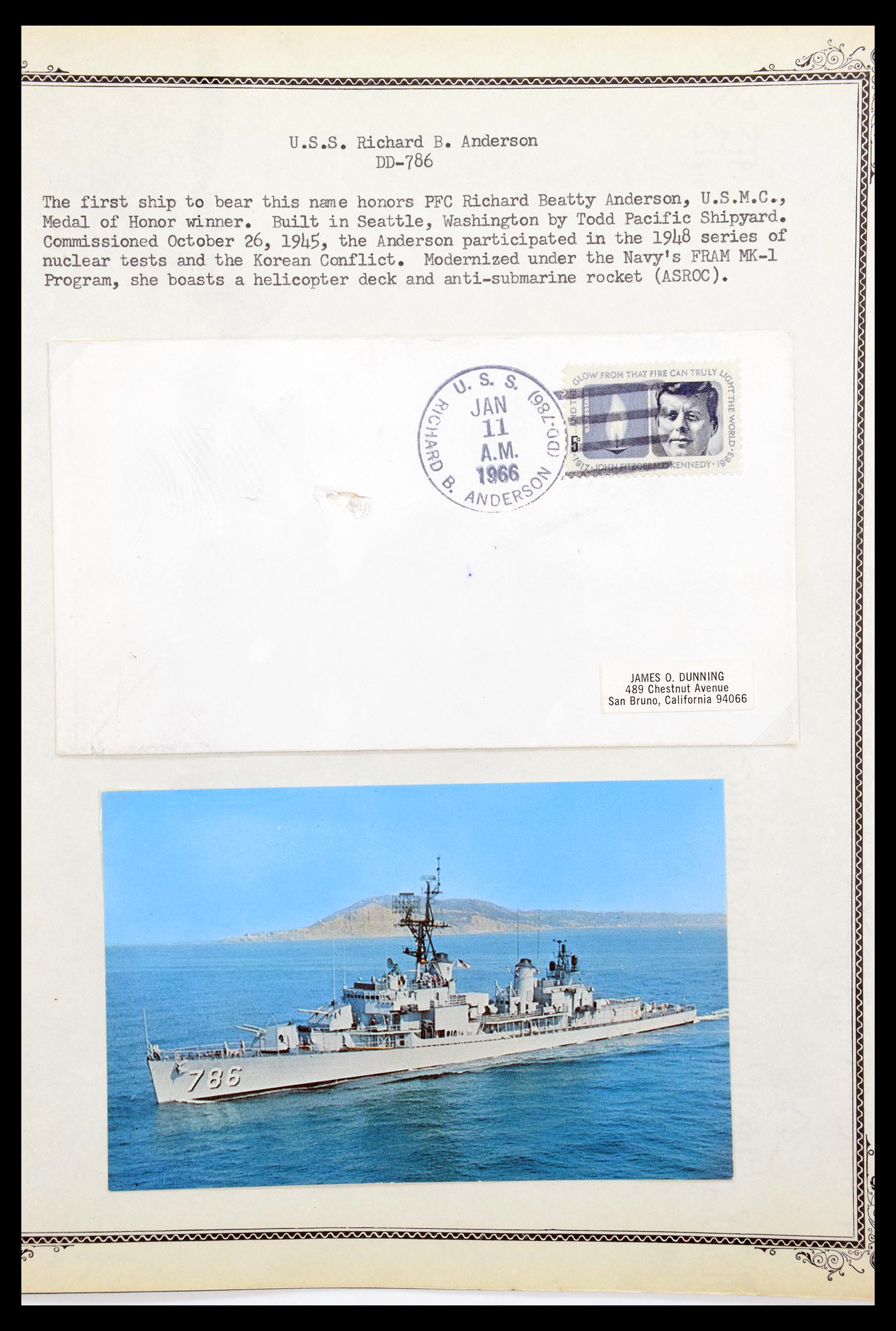 30341 043 - 30341 USA naval cover collection 1930-1970.