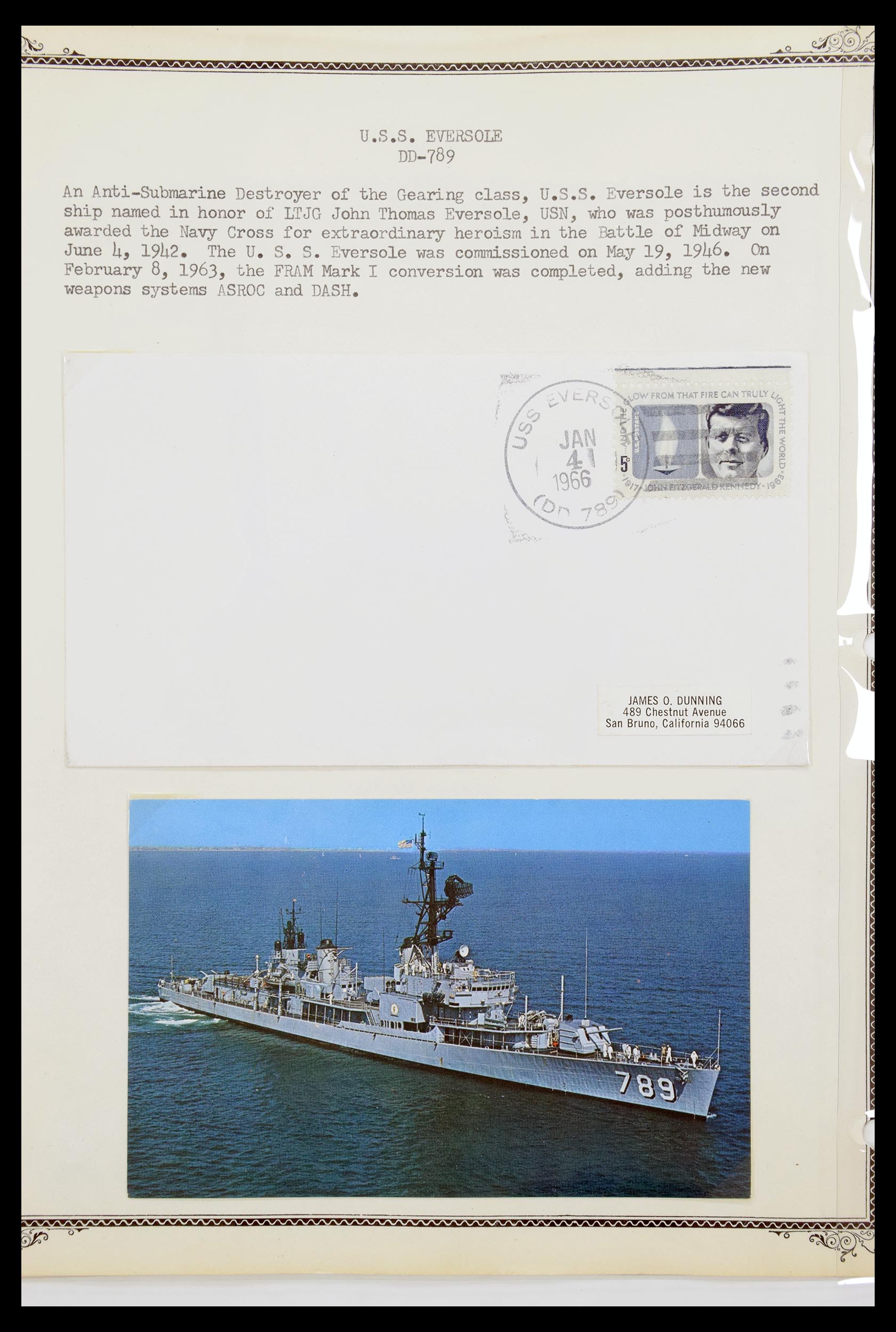 30341 046 - 30341 USA naval cover collection 1930-1970.