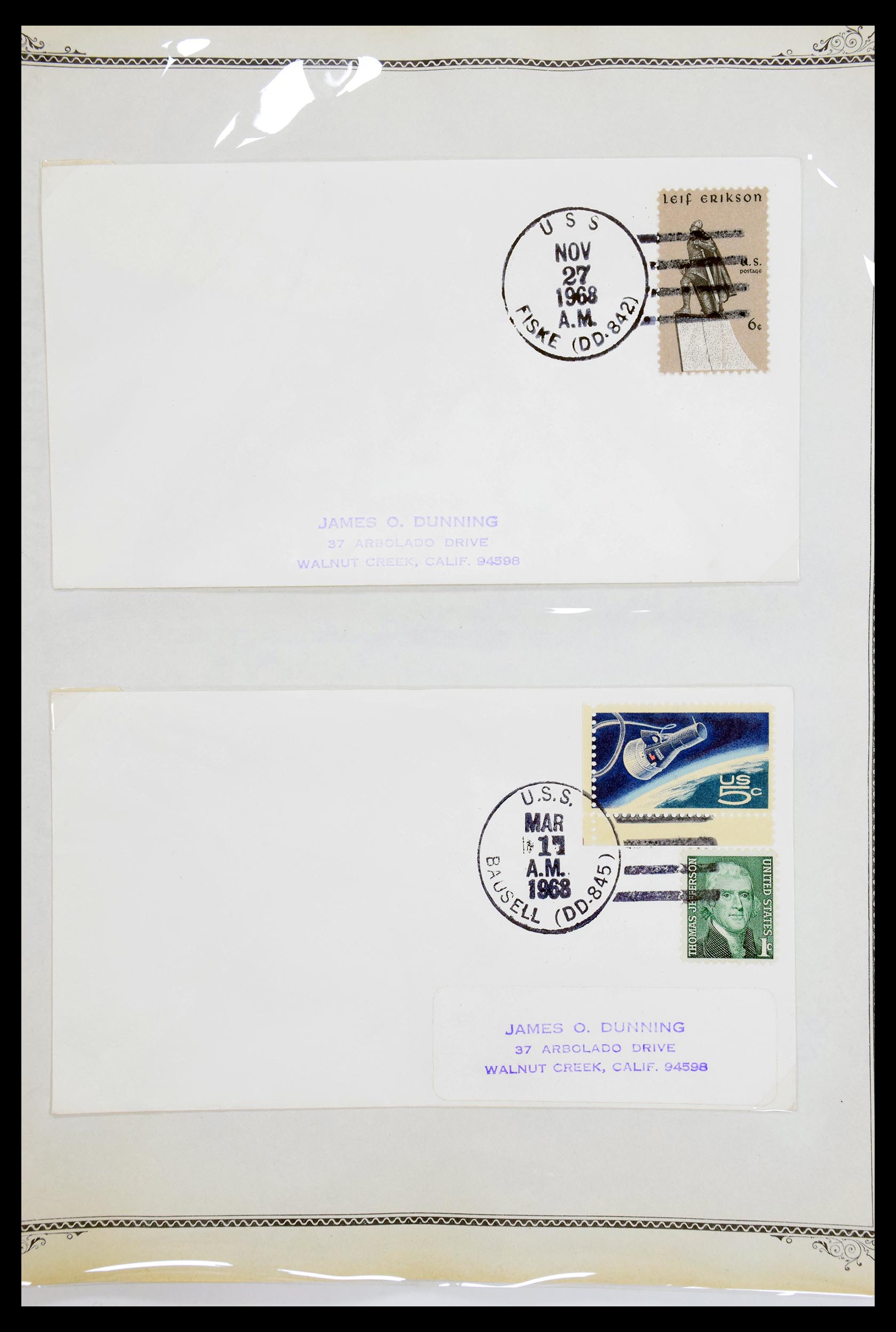 30341 056 - 30341 USA naval cover collection 1930-1970.