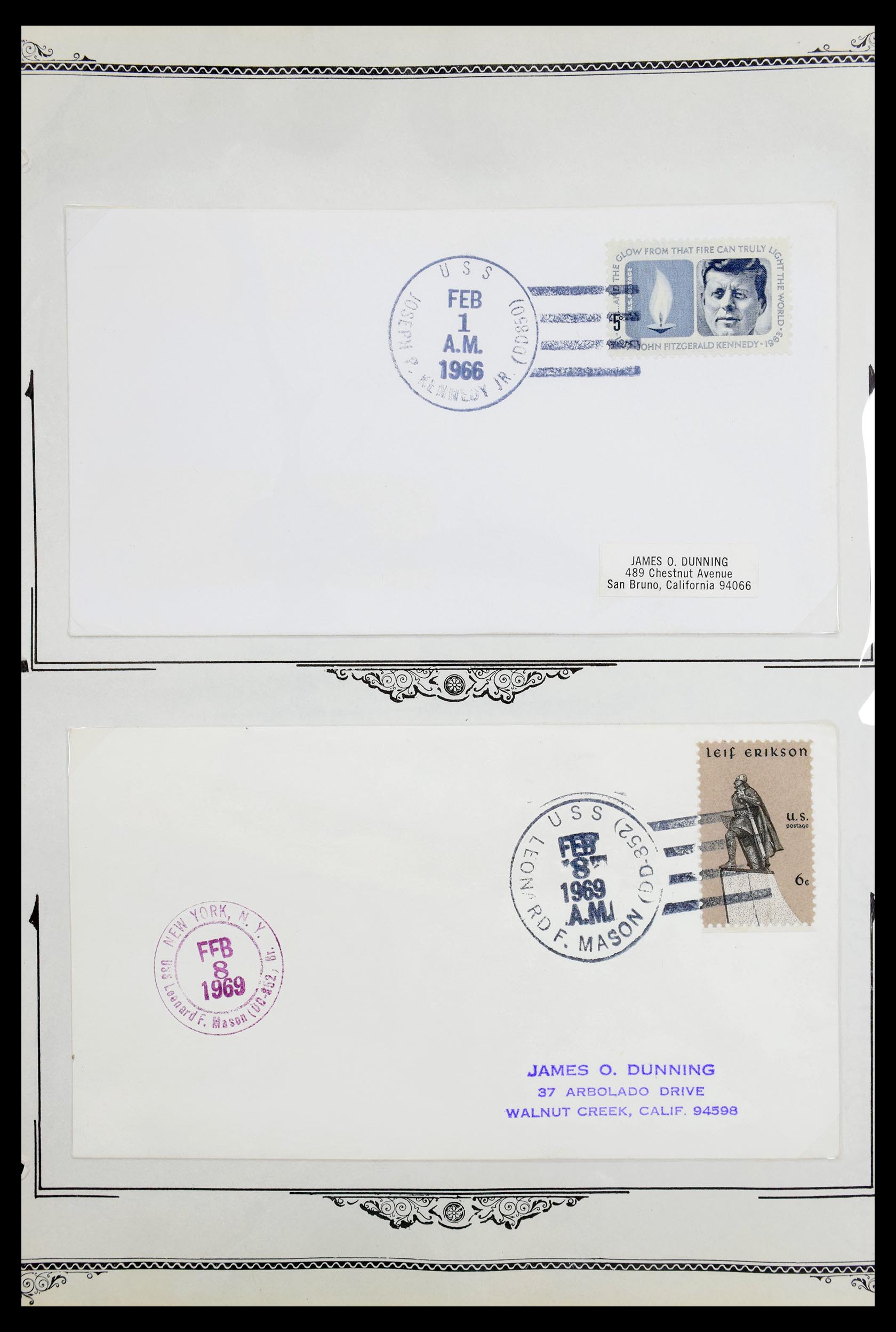 30341 057 - 30341 USA naval cover collection 1930-1970.