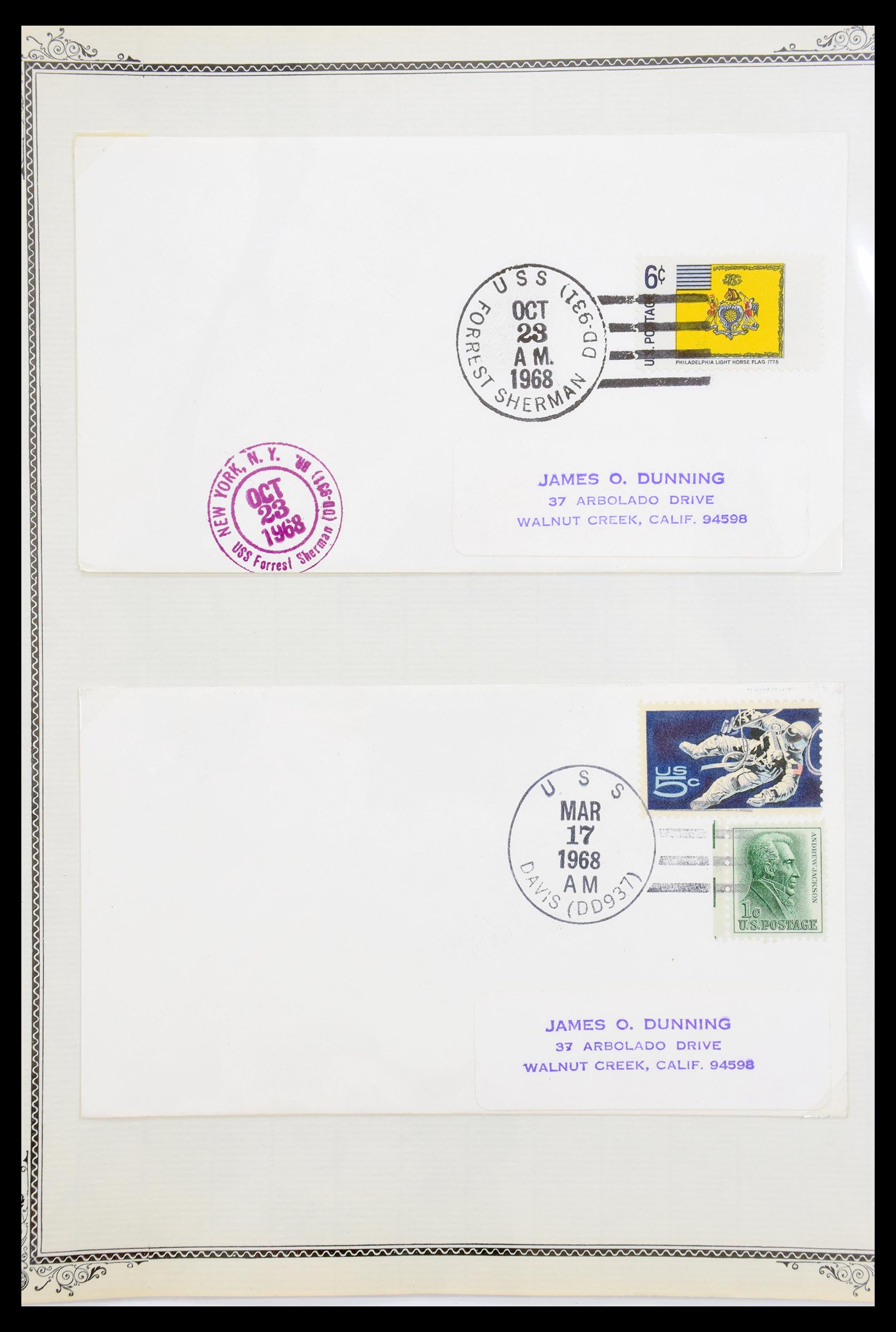 30341 064 - 30341 USA scheepspost brieven 1930-1970.