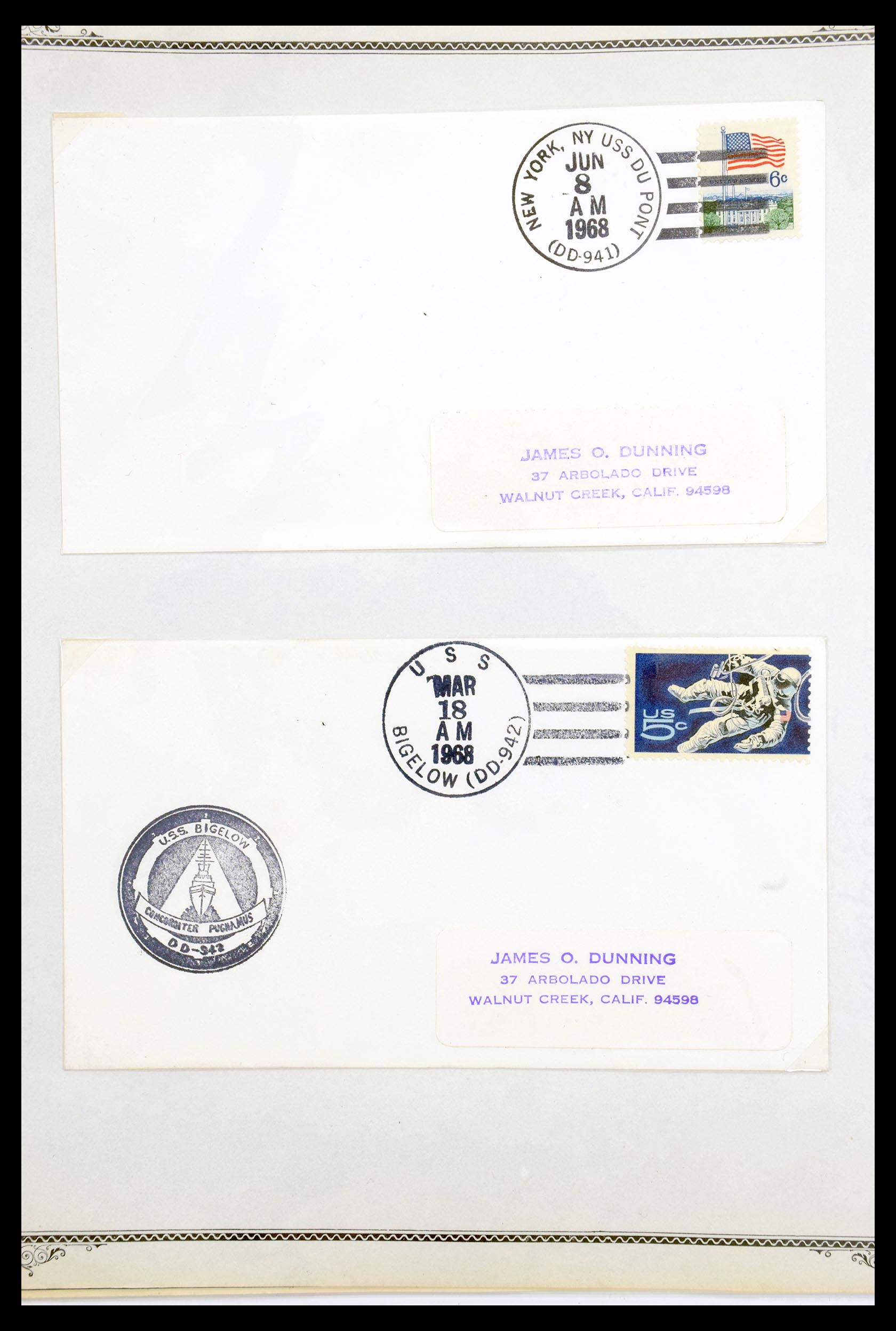 30341 065 - 30341 USA naval cover collection 1930-1970.