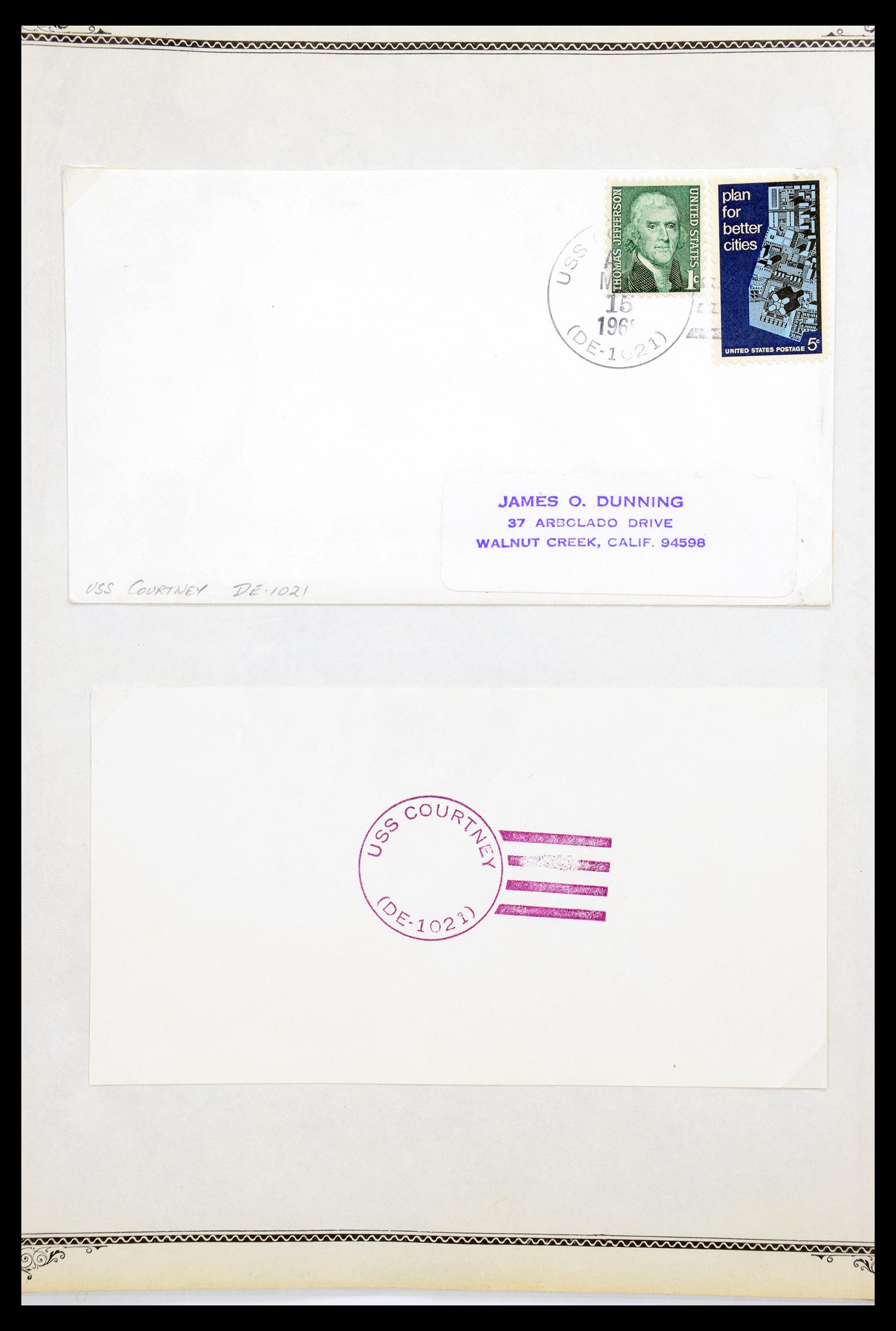 30341 071 - 30341 USA naval cover collection 1930-1970.