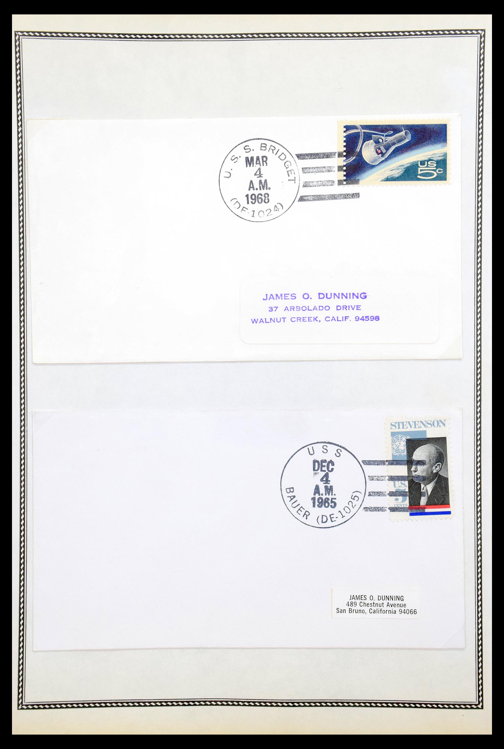 30341 073 - 30341 USA naval cover collection 1930-1970.