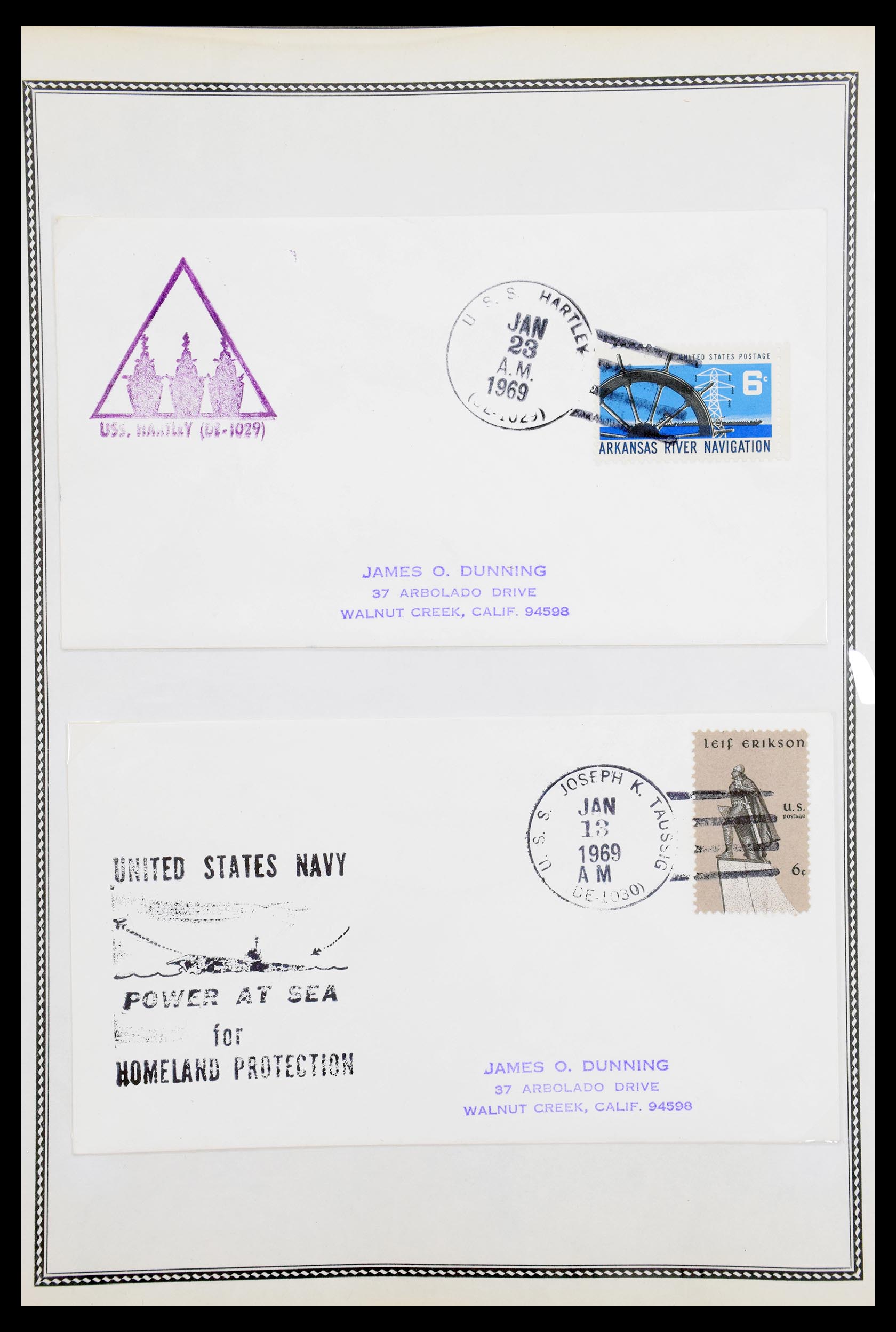 30341 075 - 30341 USA naval cover collection 1930-1970.