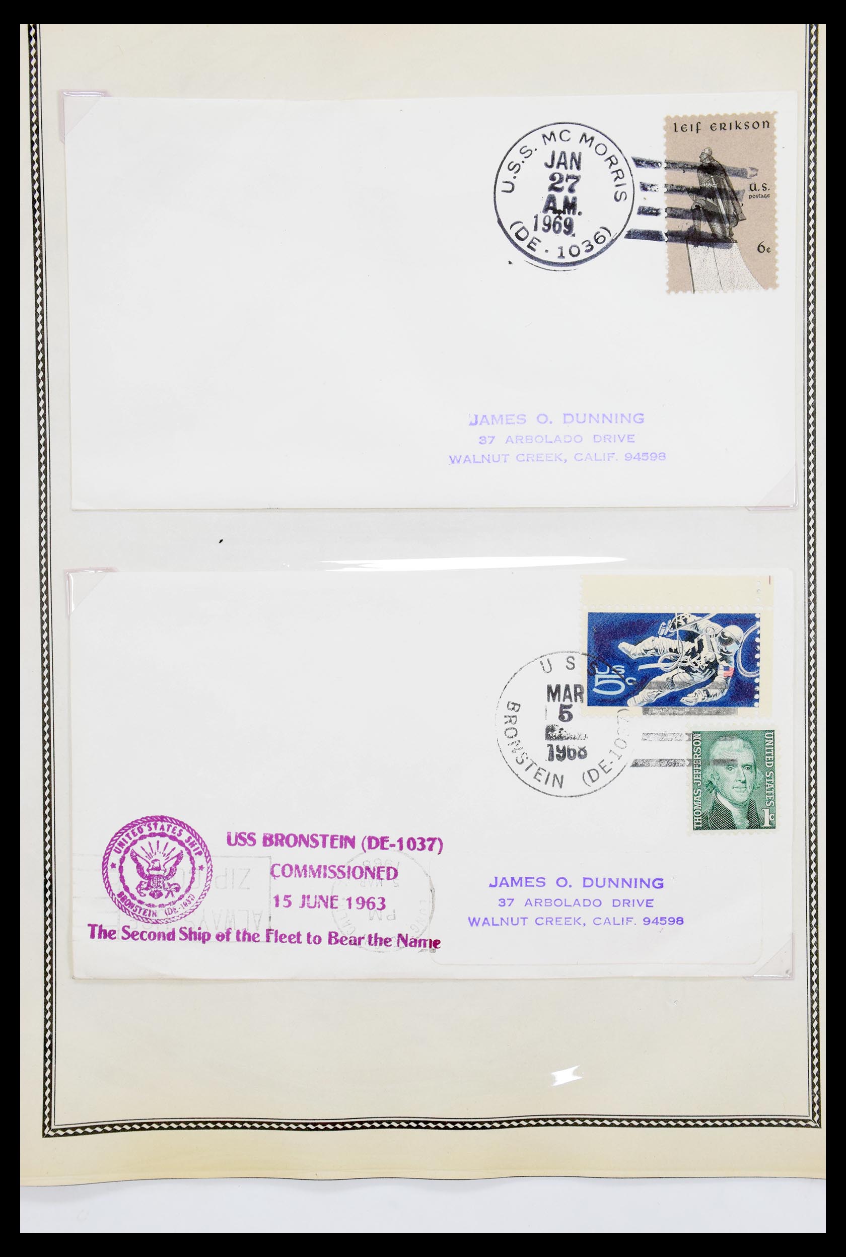 30341 078 - 30341 USA naval cover collection 1930-1970.