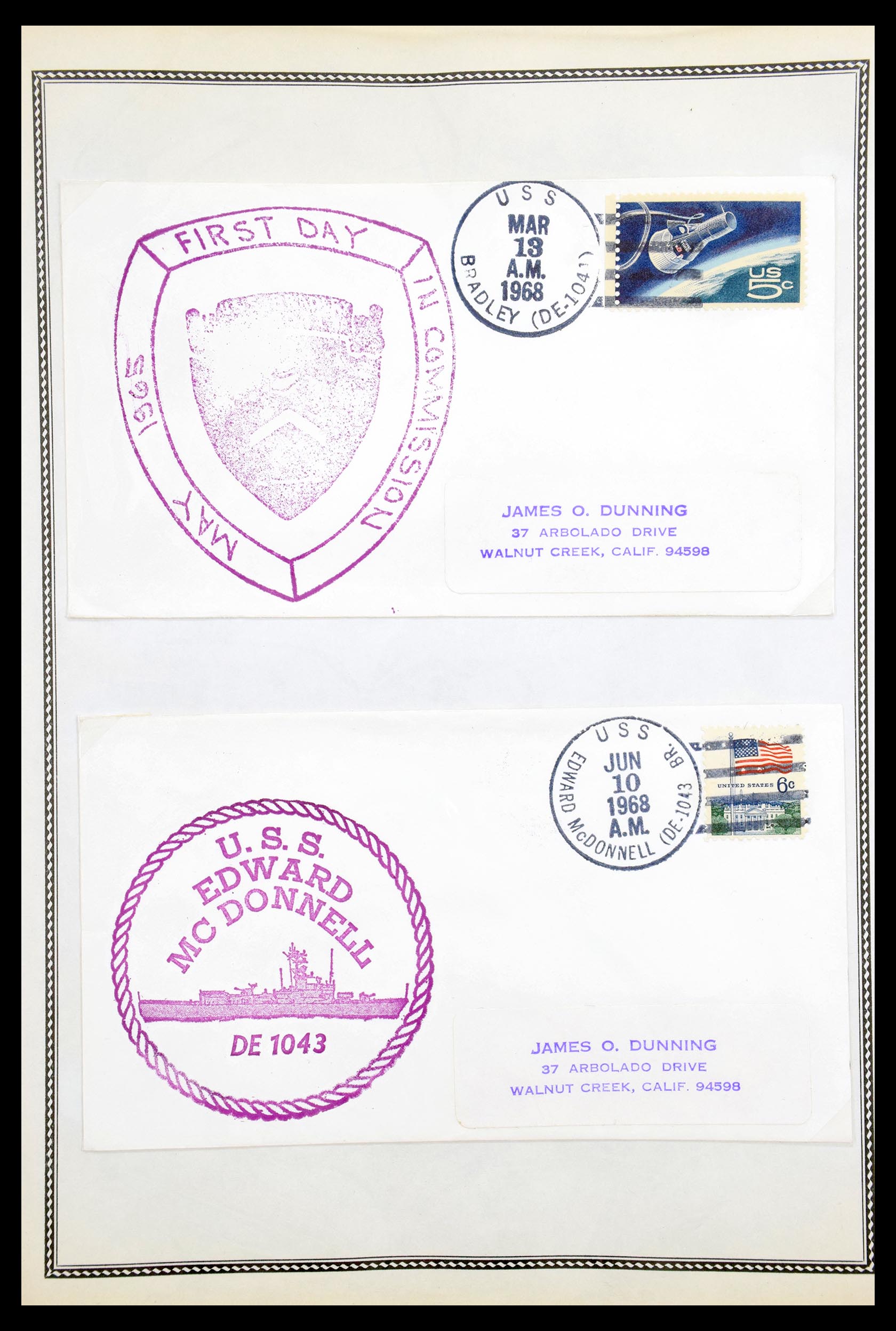 30341 080 - 30341 USA scheepspost brieven 1930-1970.