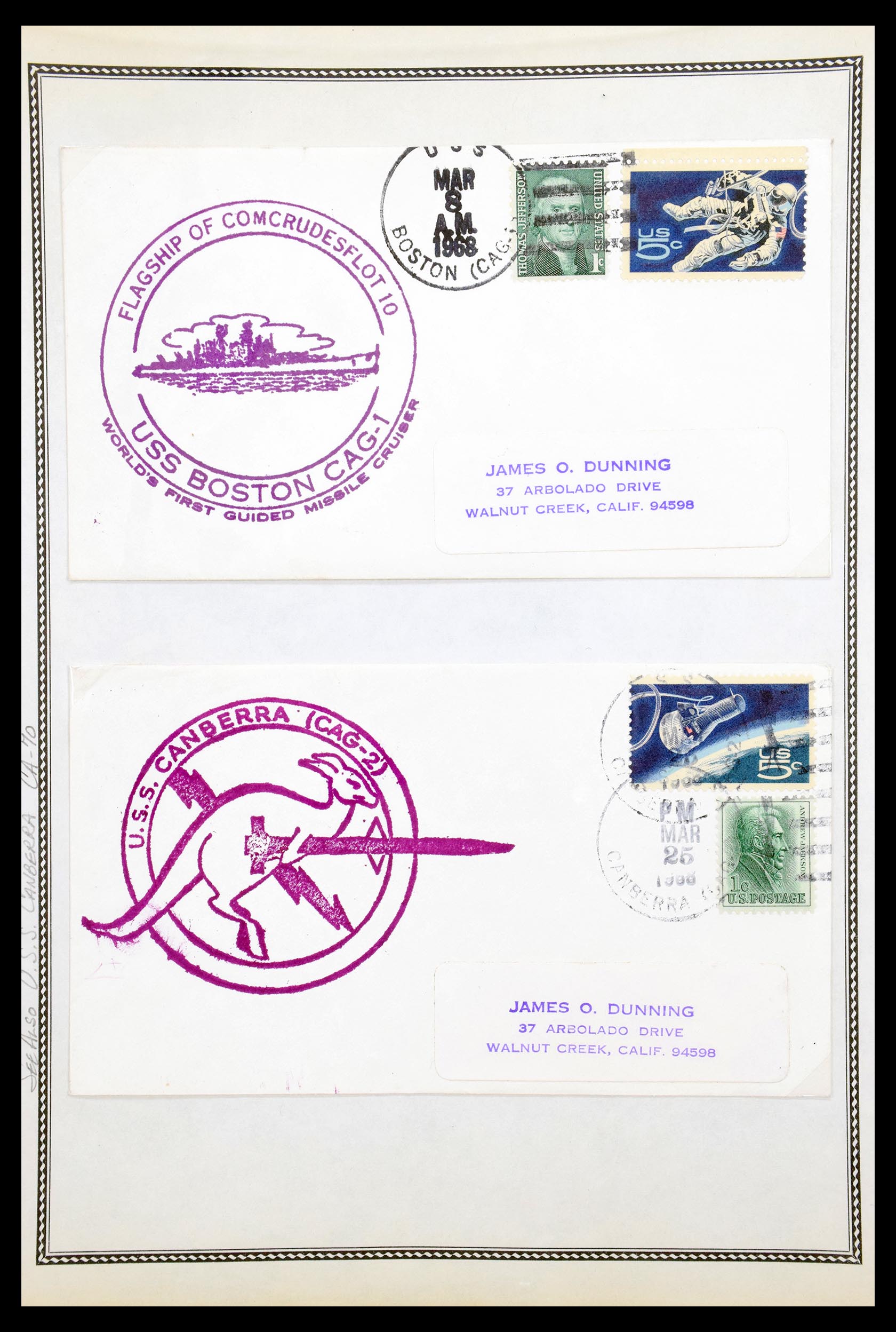30341 087 - 30341 USA scheepspost brieven 1930-1970.