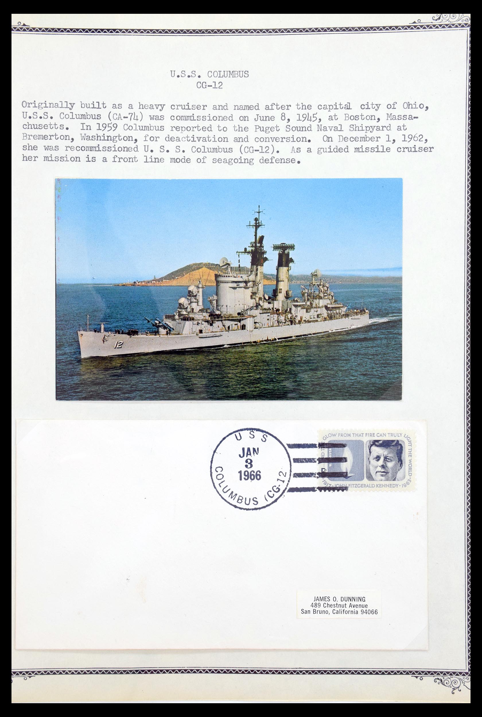 30341 089 - 30341 USA naval cover collection 1930-1970.