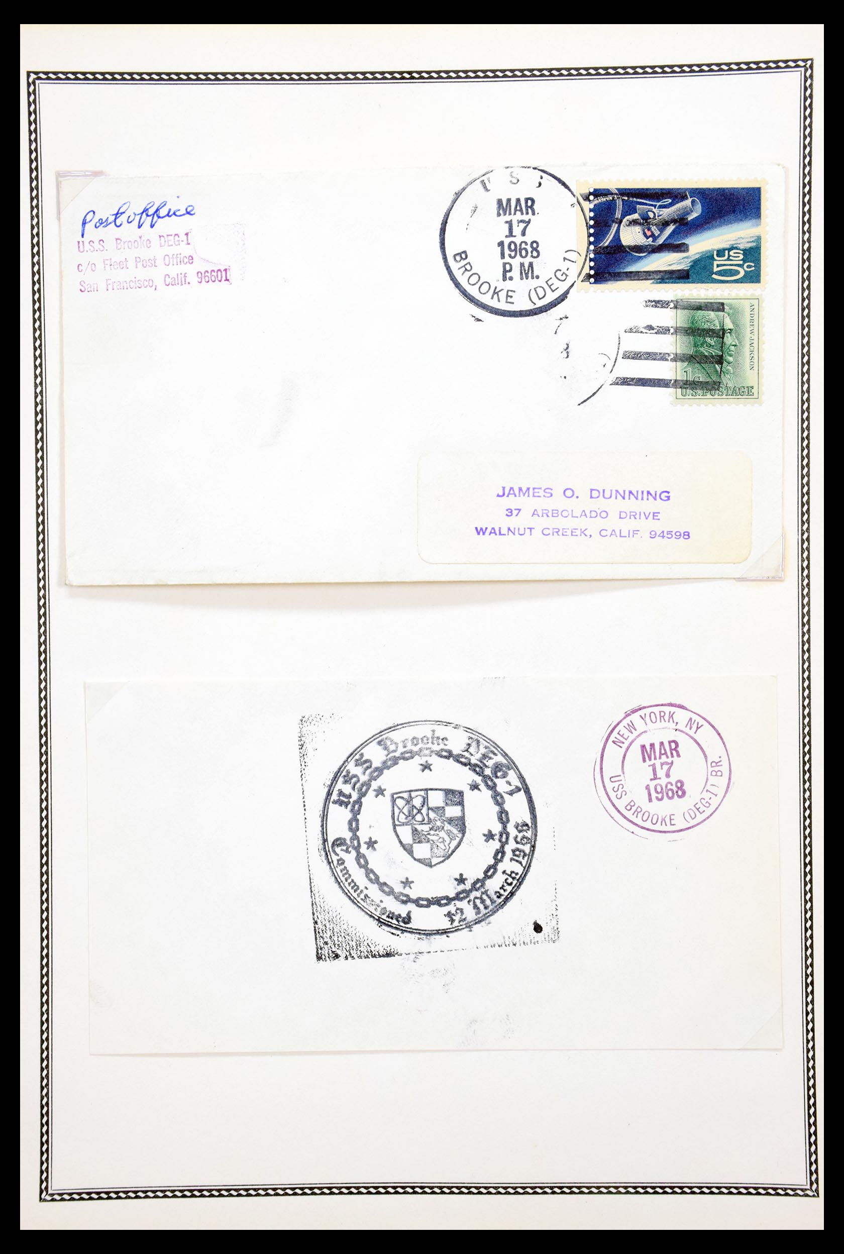 30341 090 - 30341 USA scheepspost brieven 1930-1970.