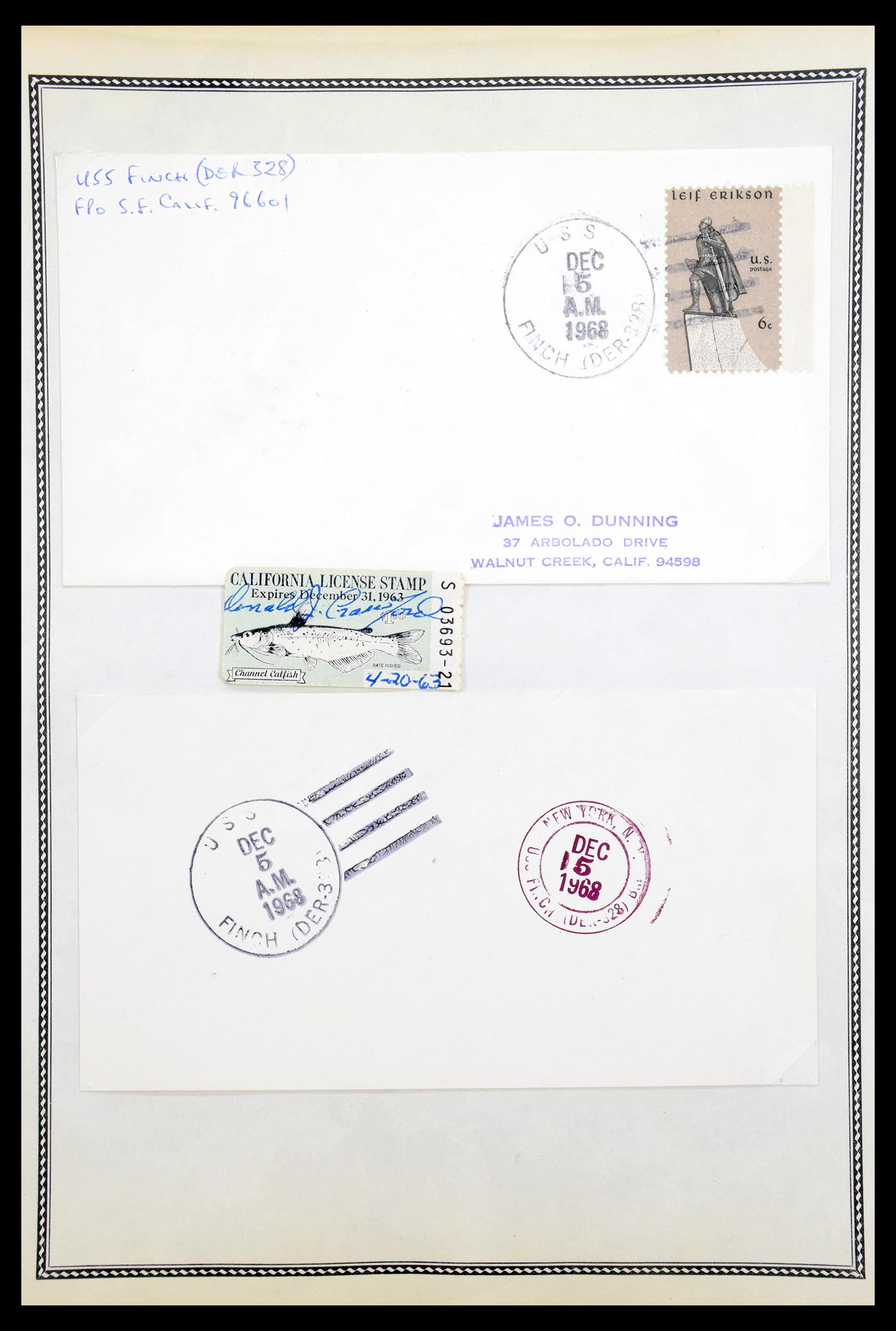 30341 093 - 30341 USA scheepspost brieven 1930-1970.