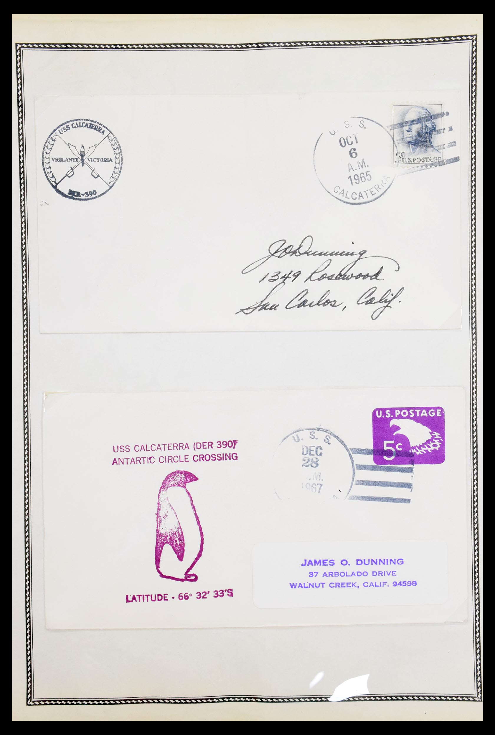 30341 096 - 30341 USA naval cover collection 1930-1970.