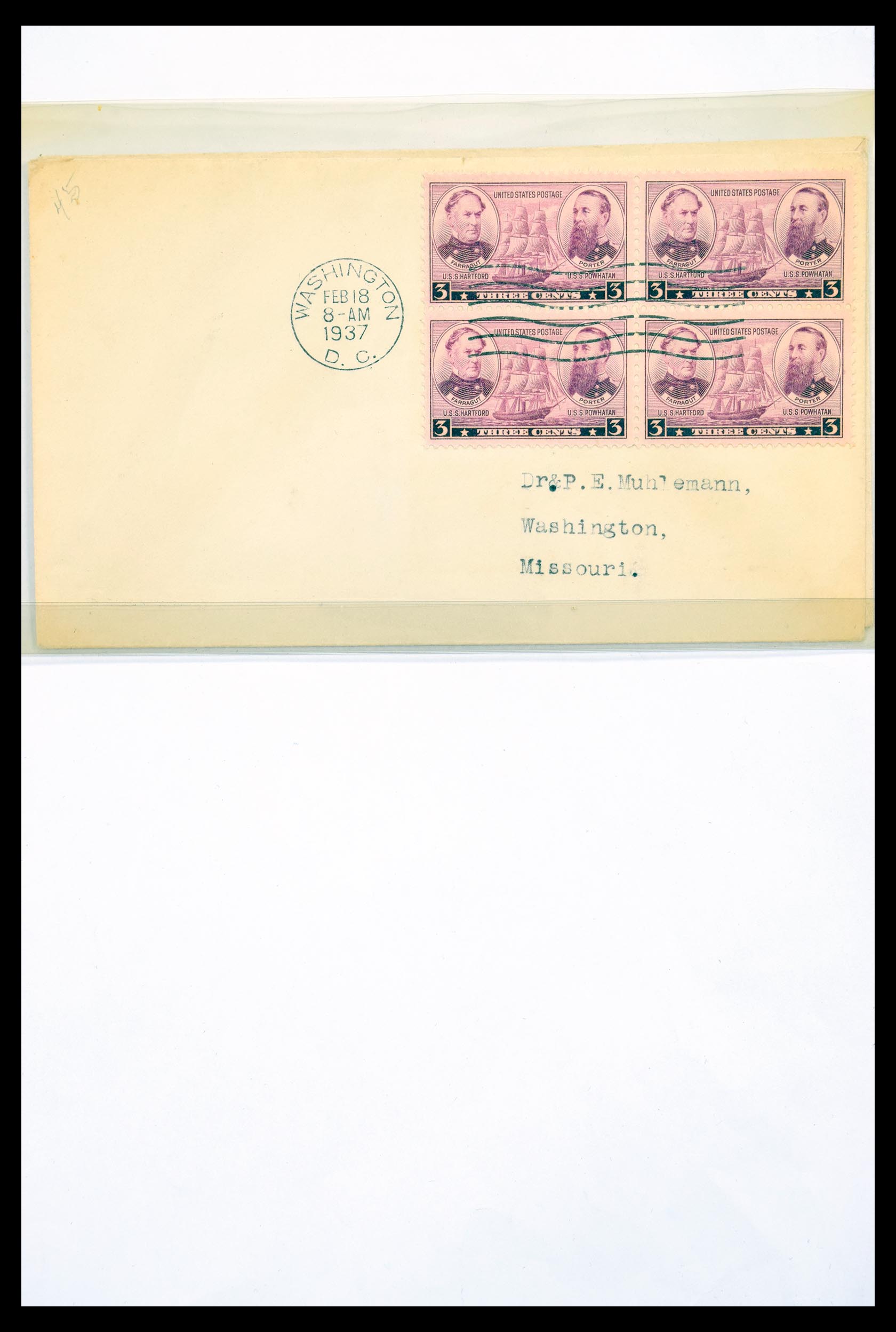 30341 286 - 30341 USA naval cover collection 1930-1970.