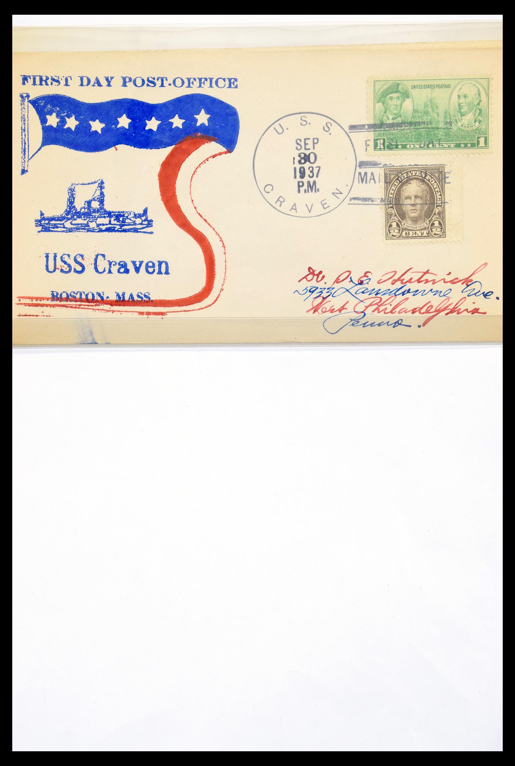 30341 290 - 30341 USA naval cover collection 1930-1970.