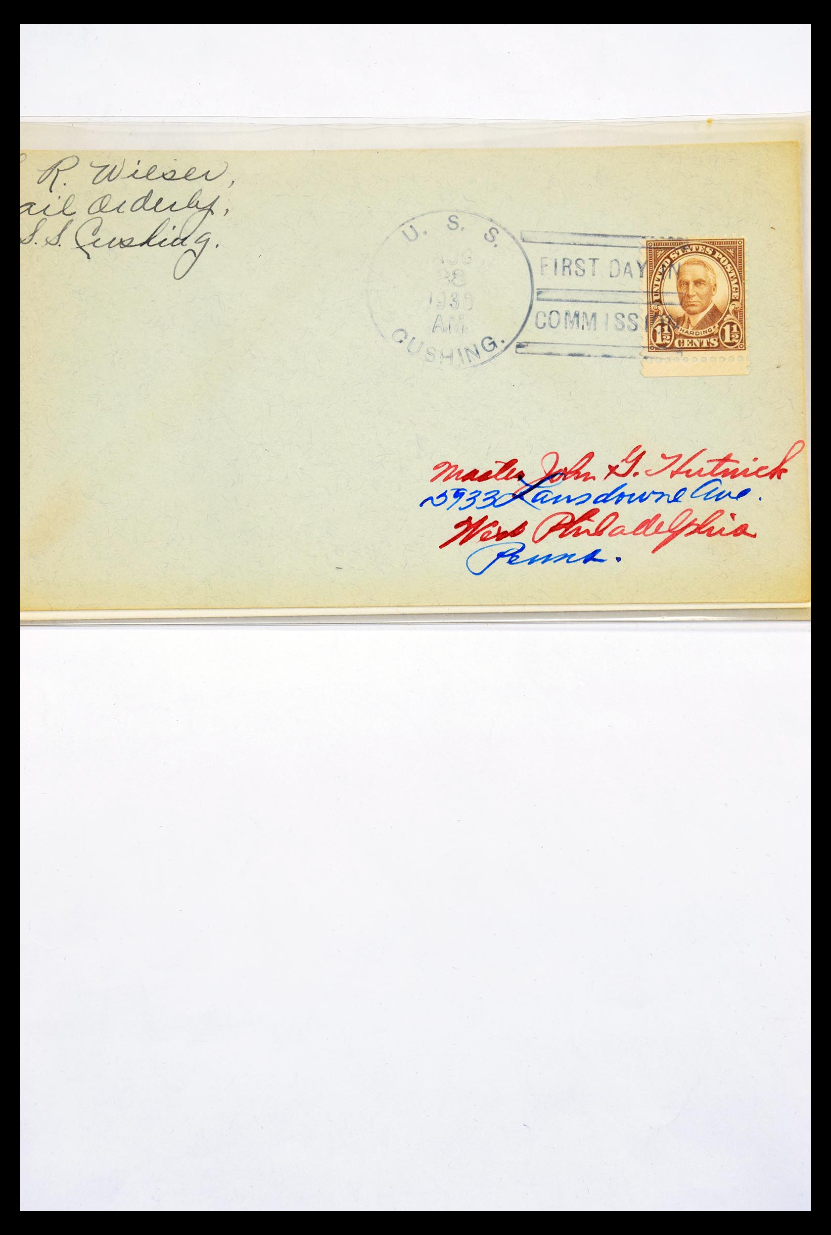 30341 291 - 30341 USA naval cover collection 1930-1970.