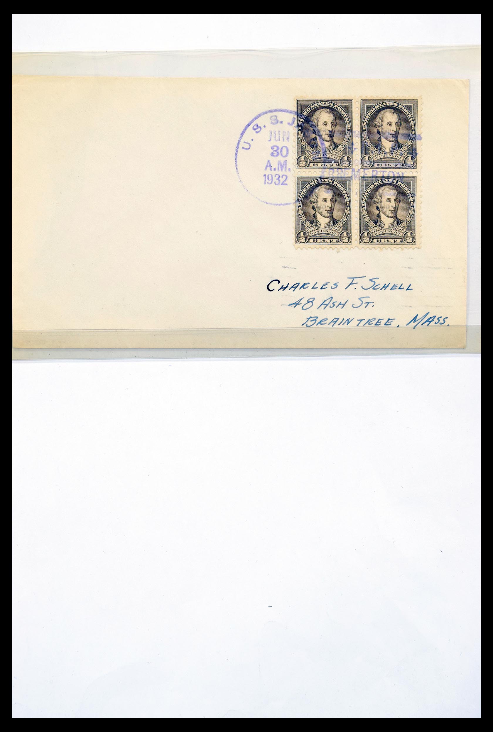 30341 293 - 30341 USA naval cover collection 1930-1970.