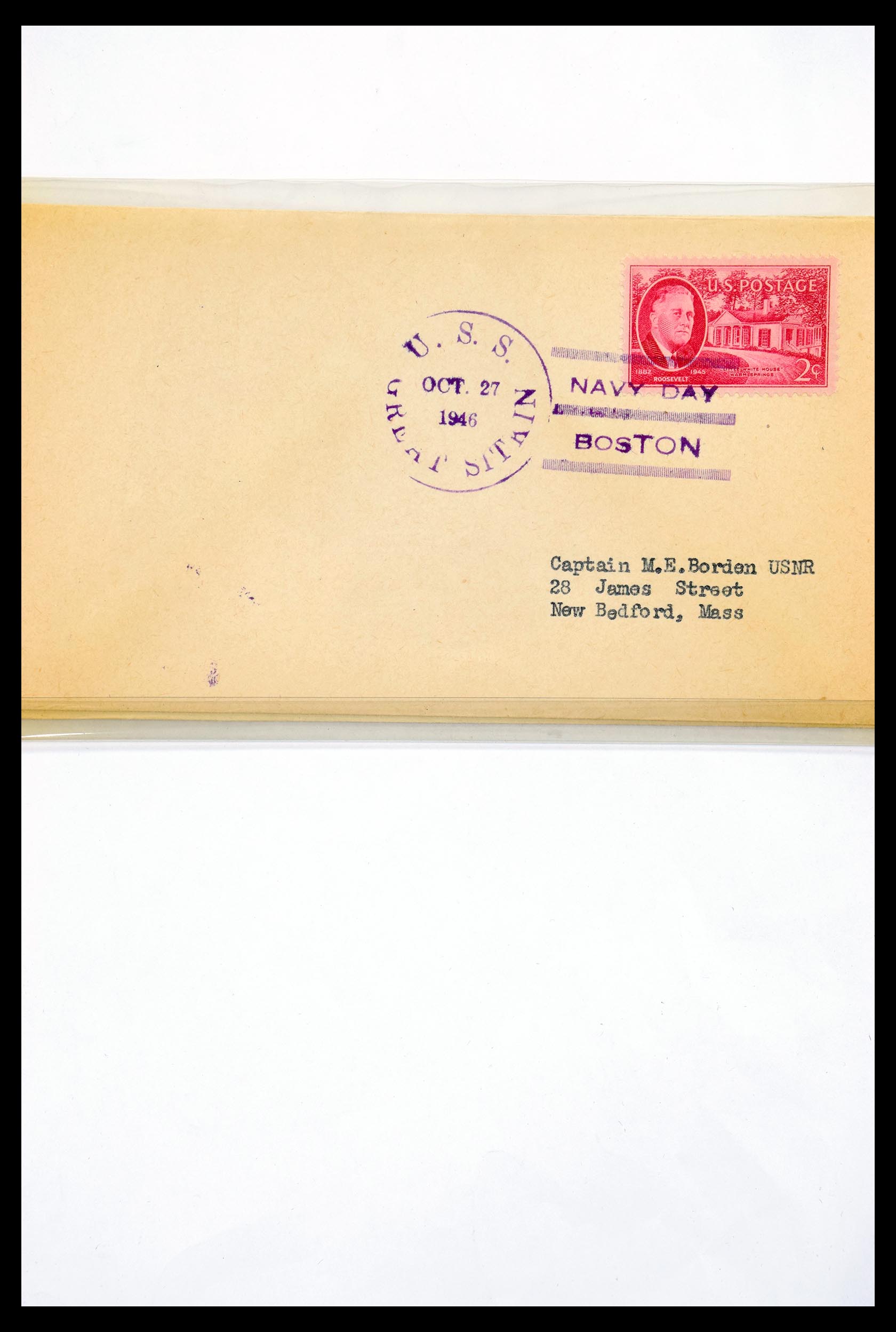 30341 301 - 30341 USA naval cover collection 1930-1970.