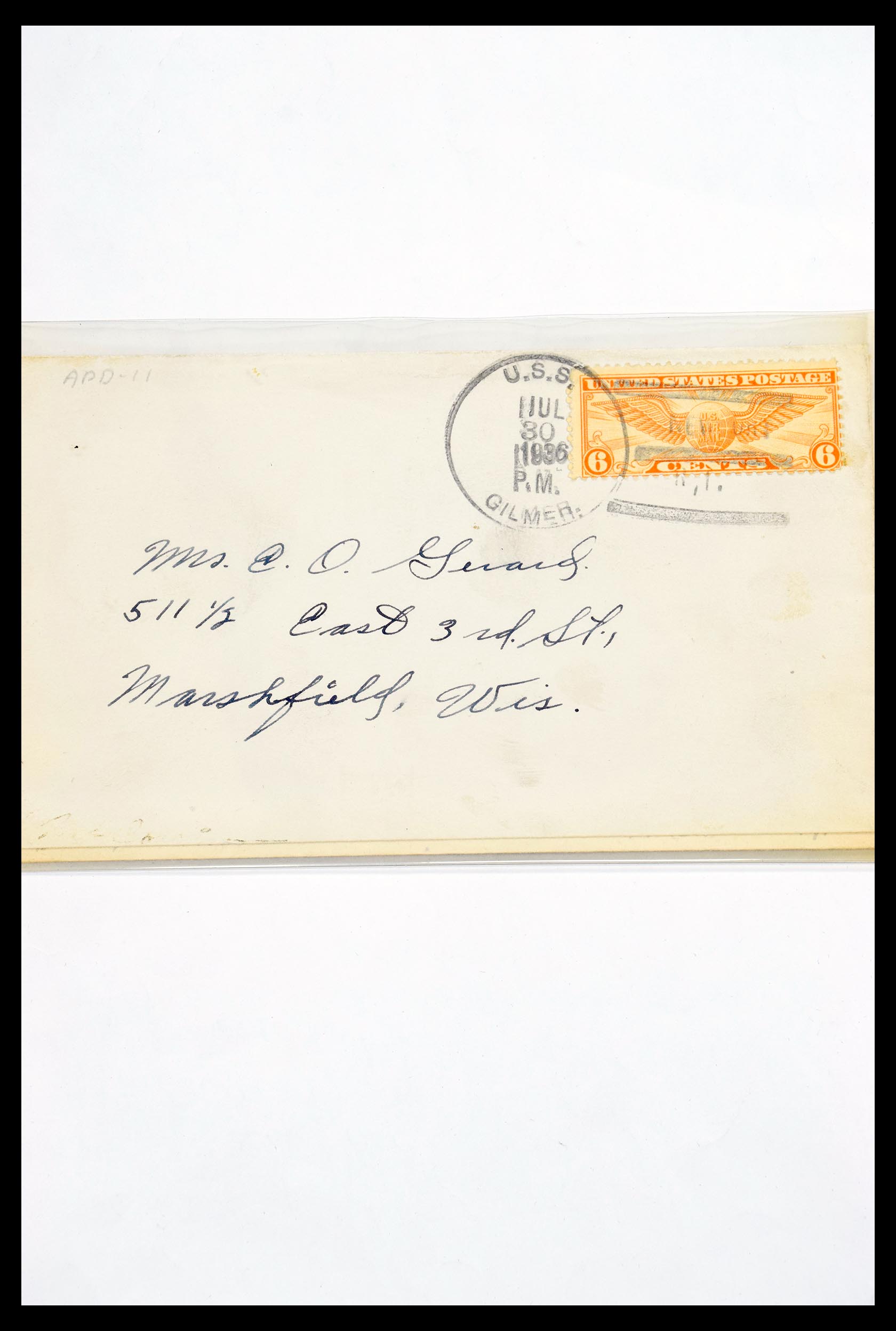 30341 304 - 30341 USA scheepspost brieven 1930-1970.