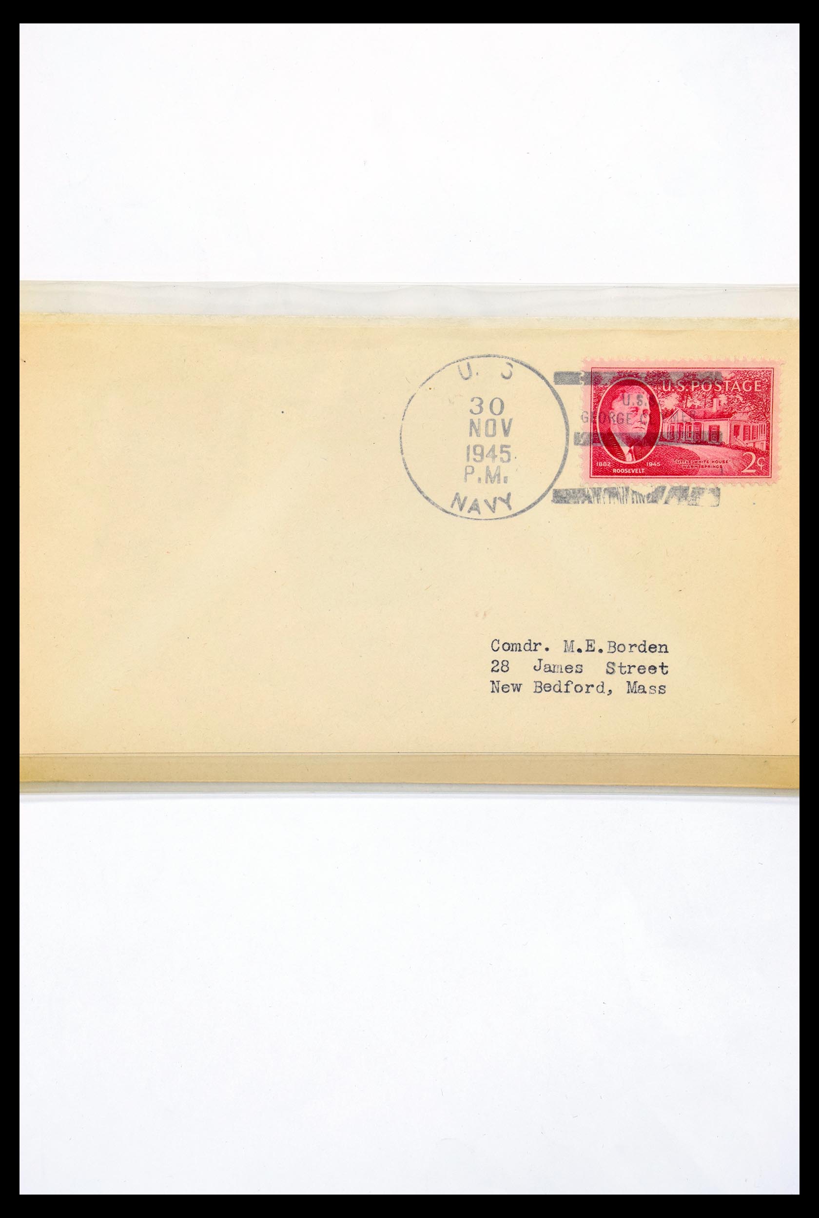 30341 305 - 30341 USA naval cover collection 1930-1970.