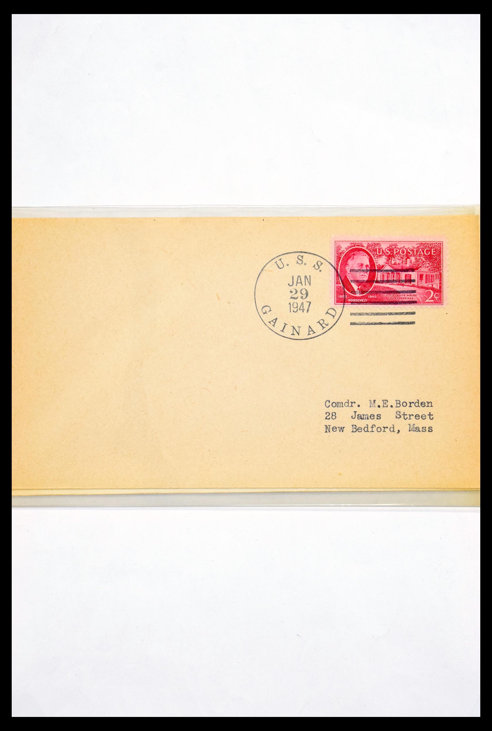 30341 306 - 30341 USA naval cover collection 1930-1970.