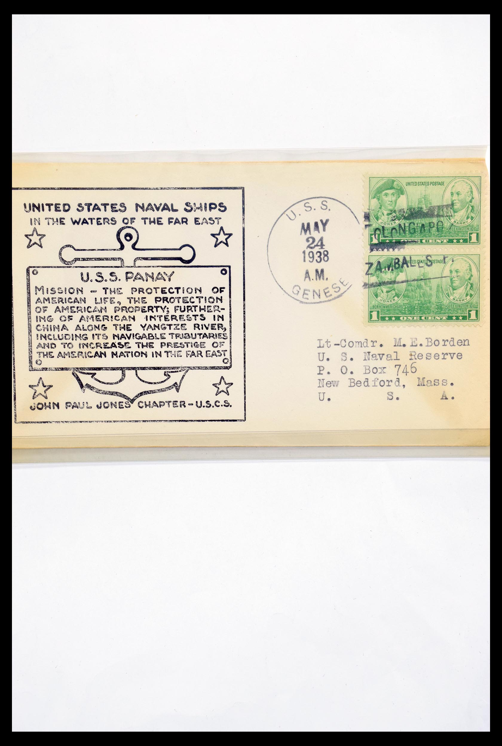 30341 307 - 30341 USA naval cover collection 1930-1970.
