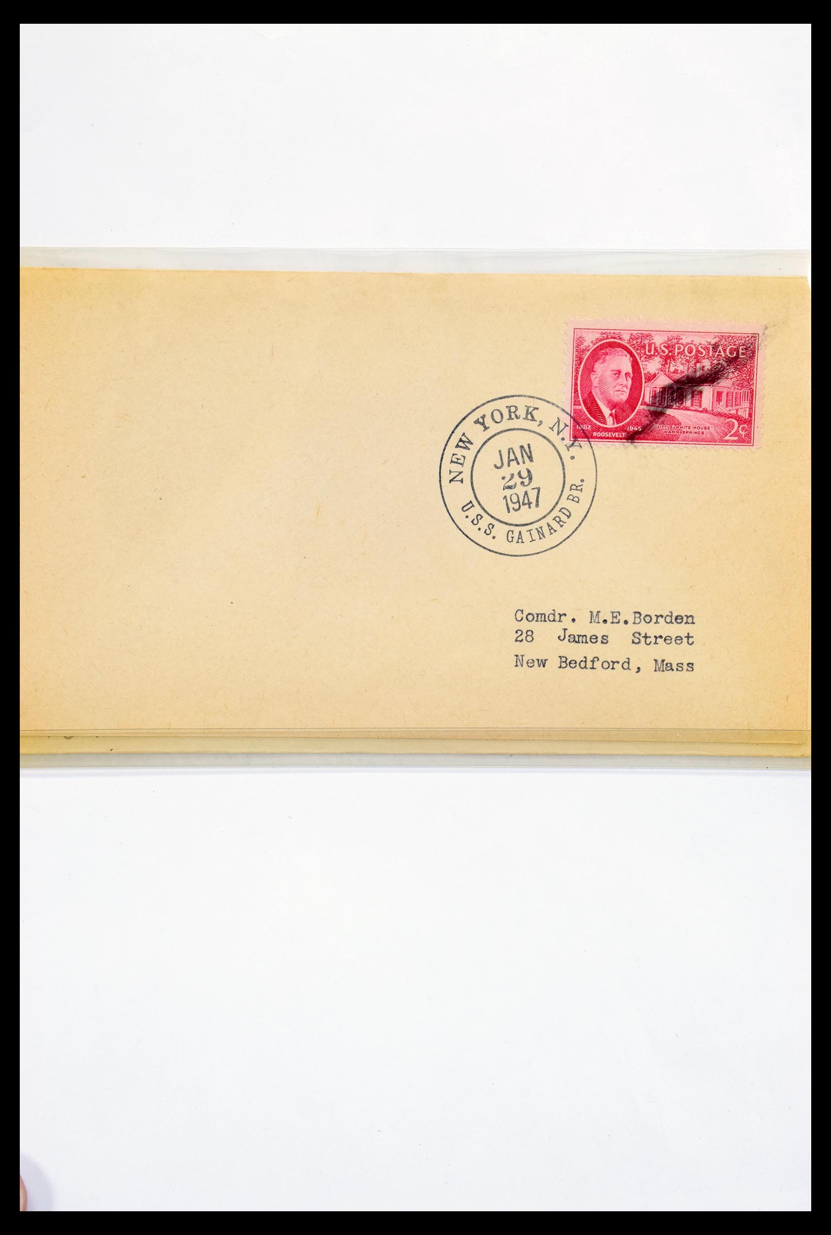 30341 309 - 30341 USA naval cover collection 1930-1970.