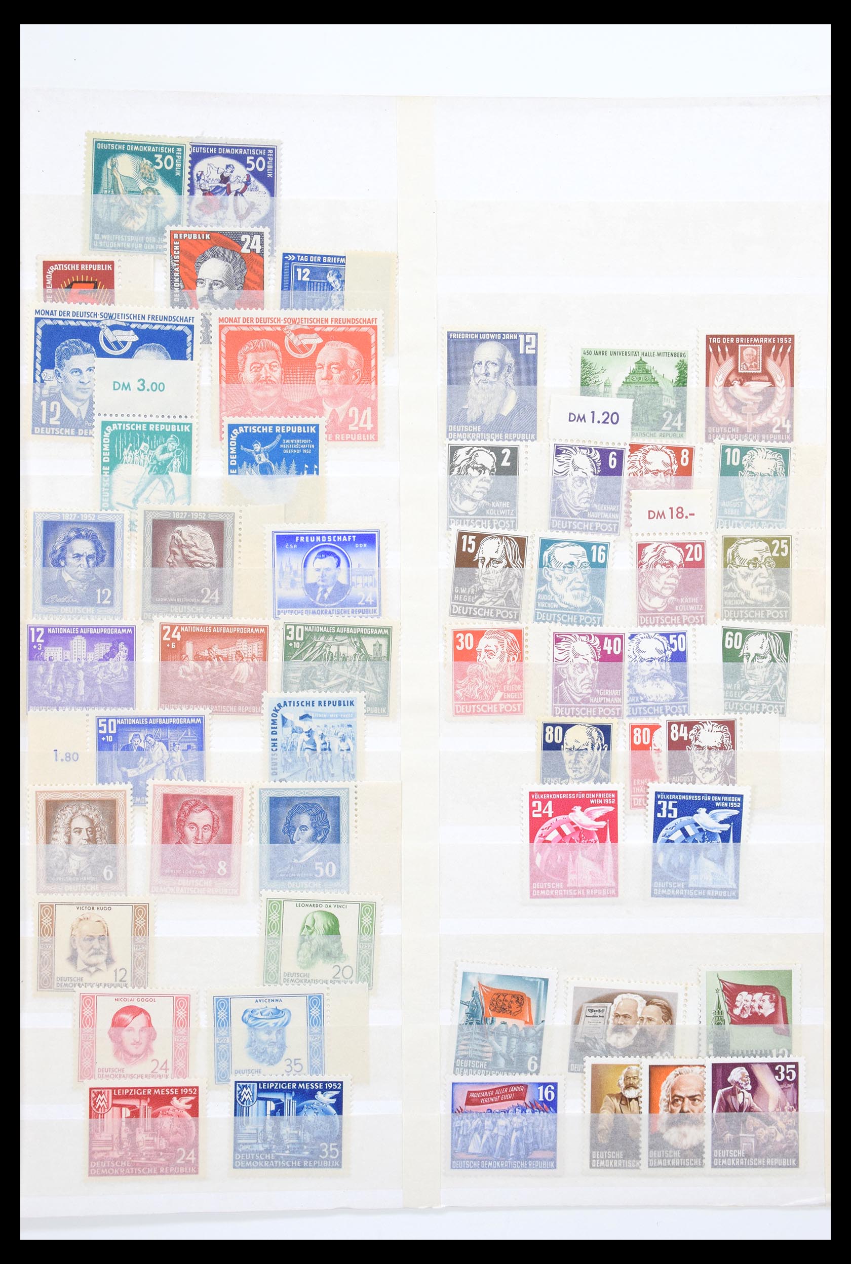 30343 003 - 30343 DDR gigantische stock 1949-1990.