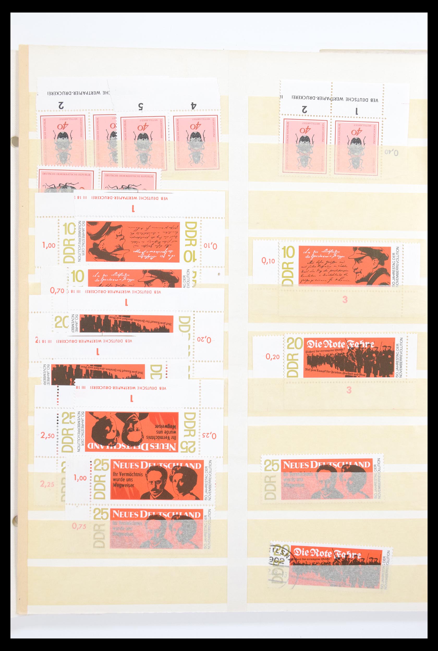 30343 034 - 30343 DDR gigantische stock 1949-1990.