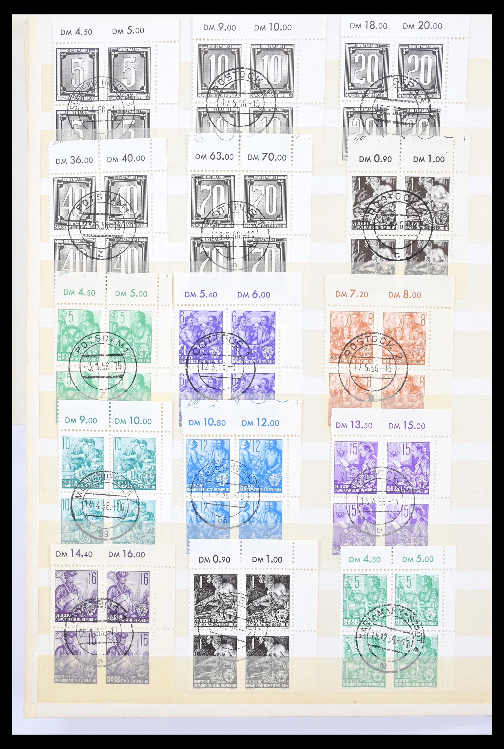 30343 774 - 30343 DDR gigantische stock 1949-1990.