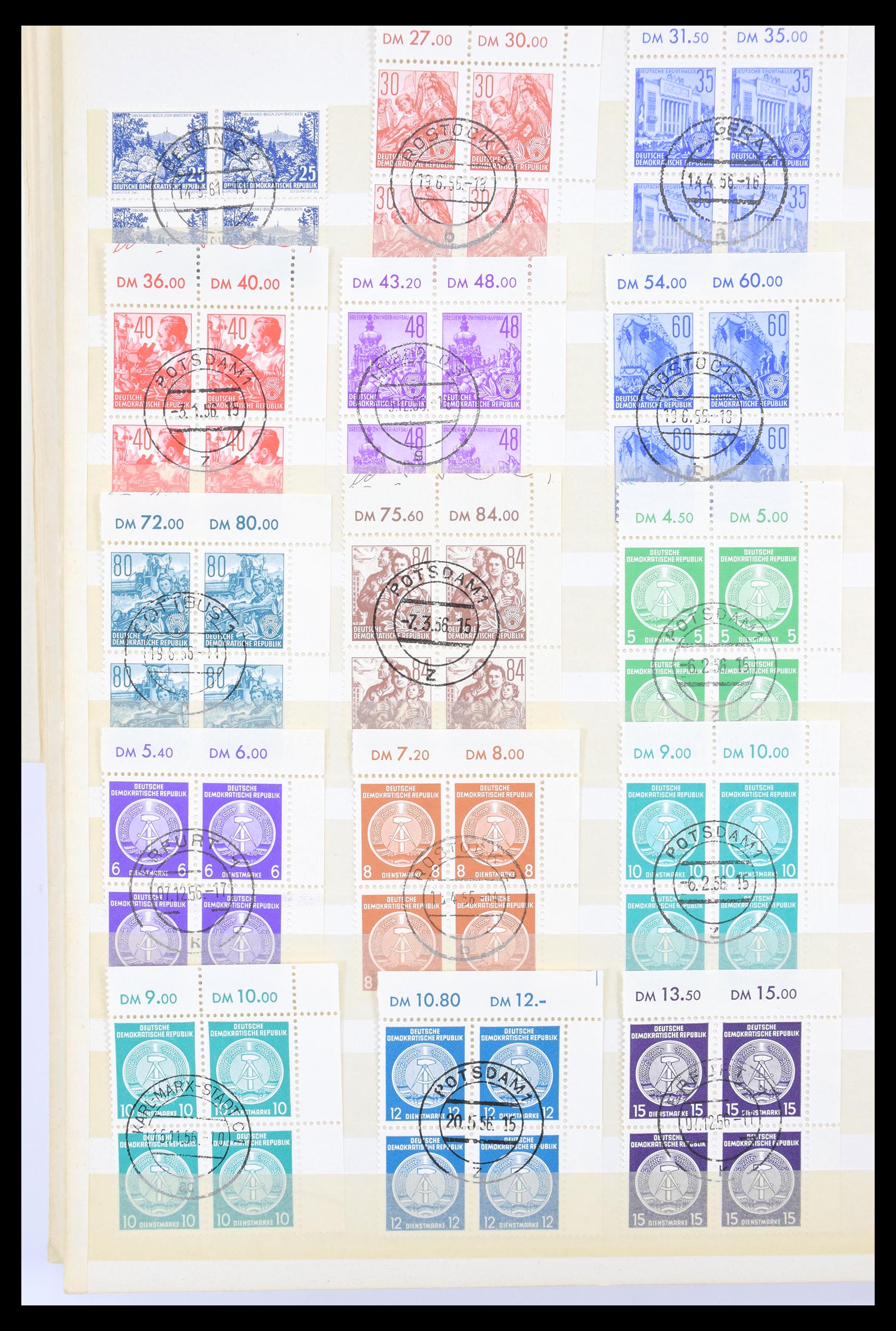 30343 776 - 30343 DDR gigantische stock 1949-1990.