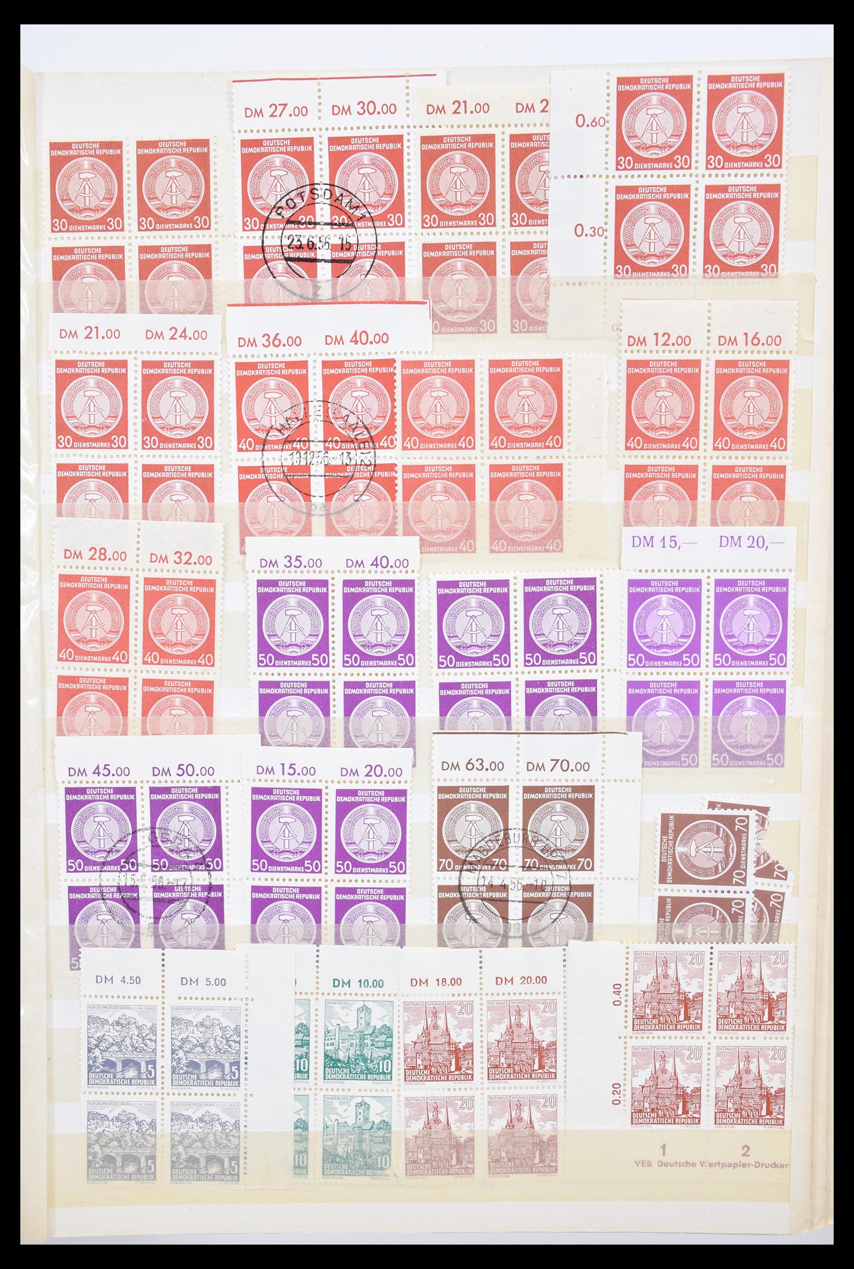 30343 779 - 30343 DDR gigantische stock 1949-1990.