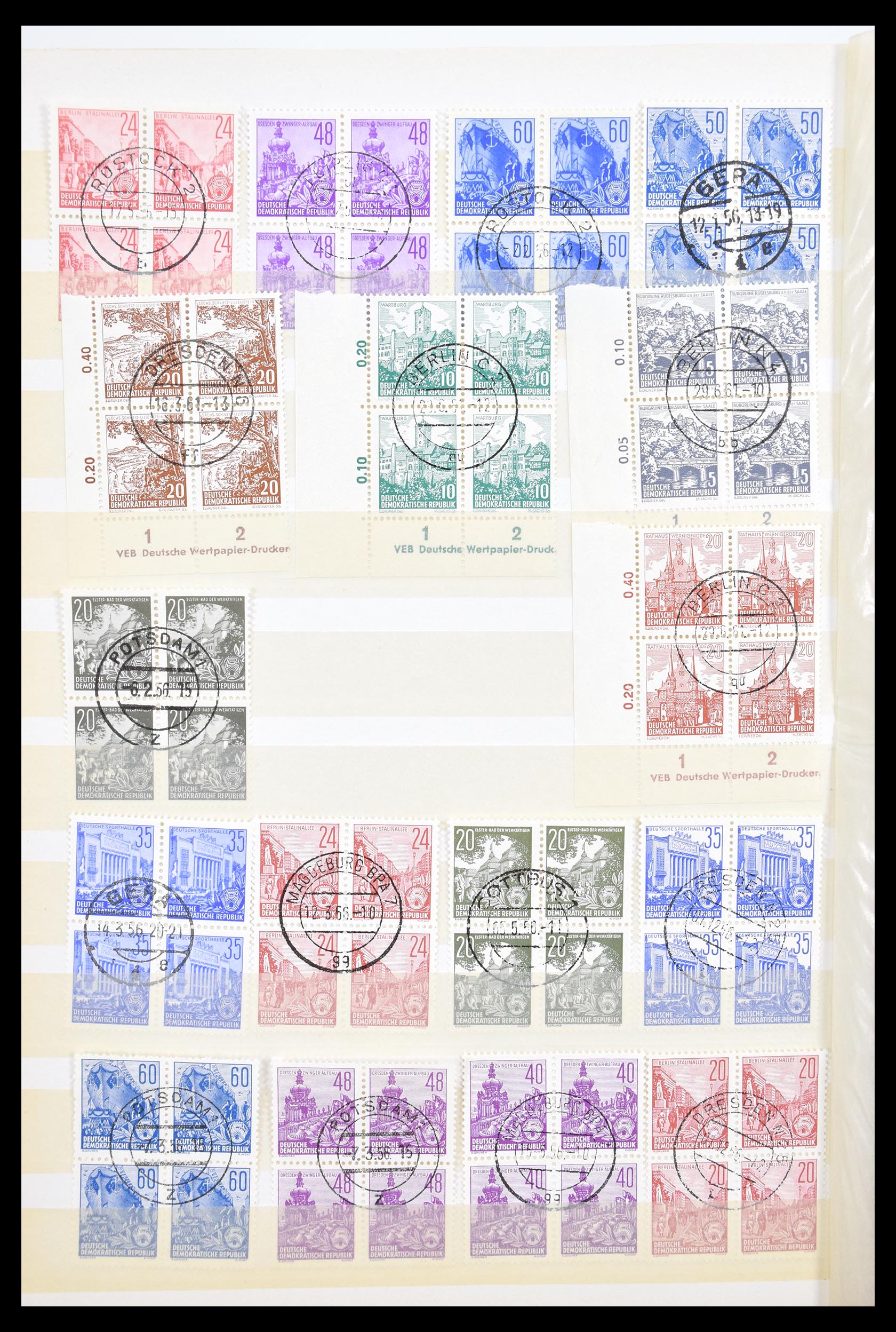 30343 802 - 30343 DDR gigantische stock 1949-1990.