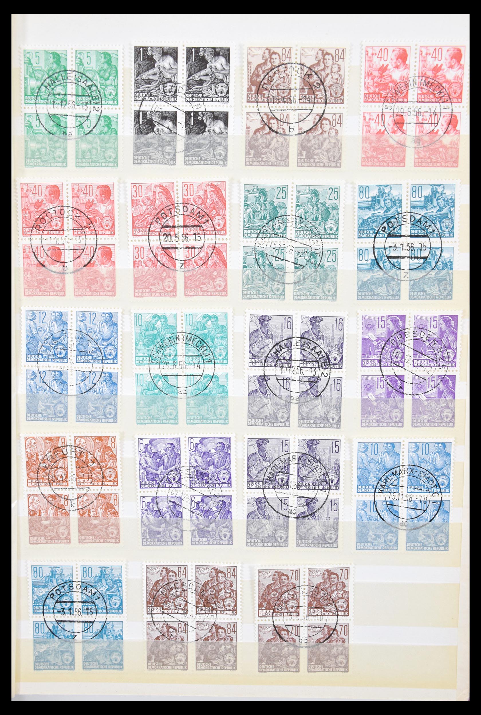 30343 803 - 30343 DDR gigantische stock 1949-1990.